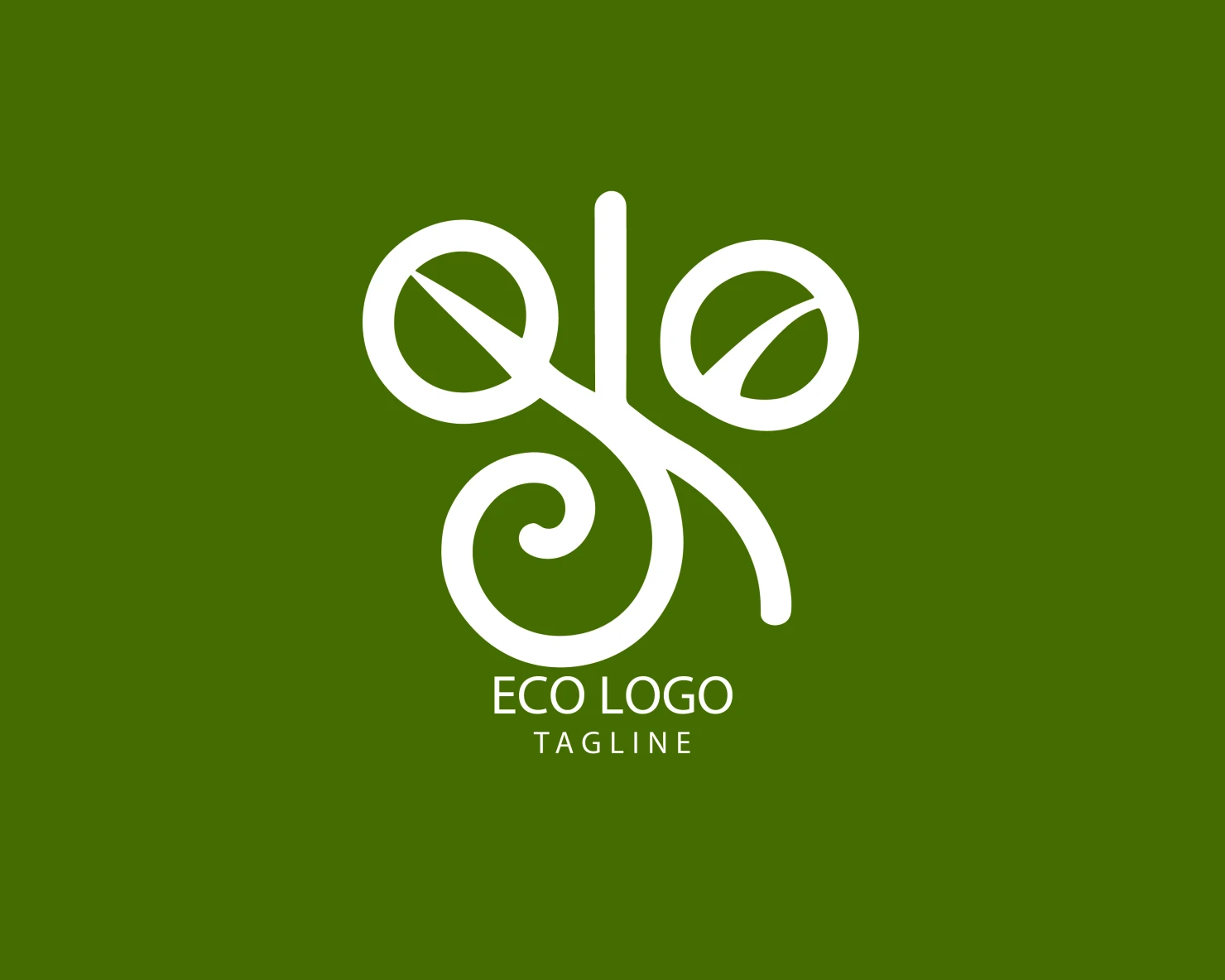 Eco customizable logo set design #38569