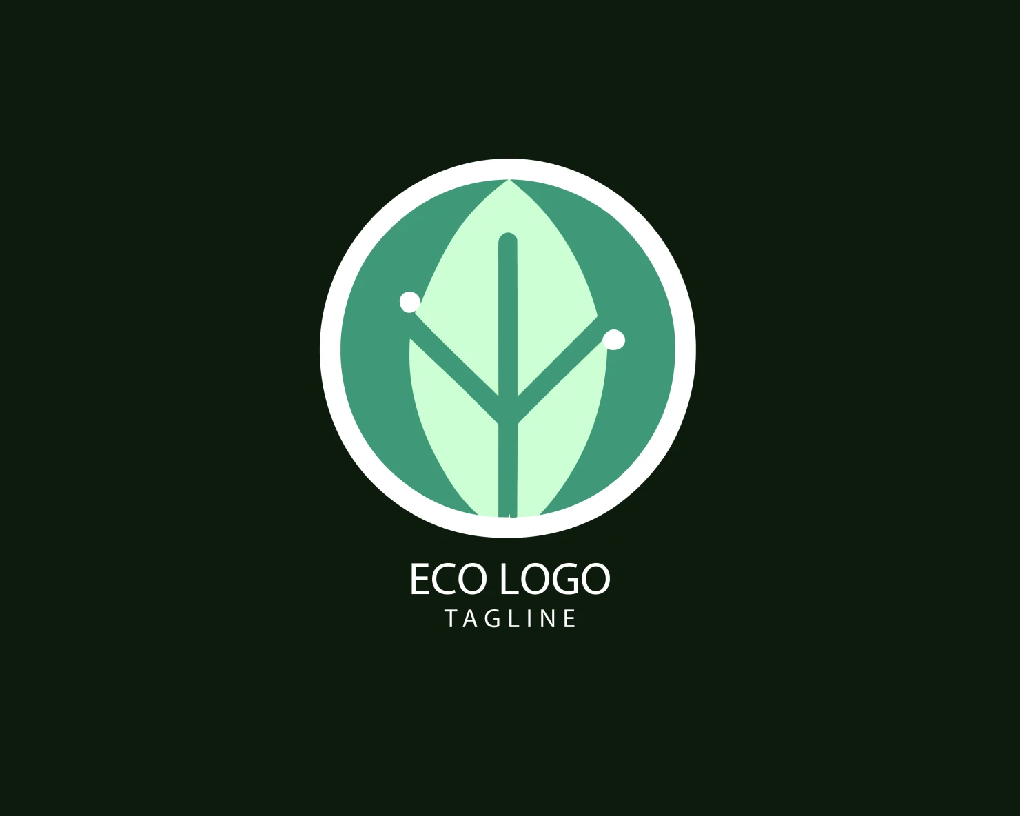 Eco customizable logo set design #38571