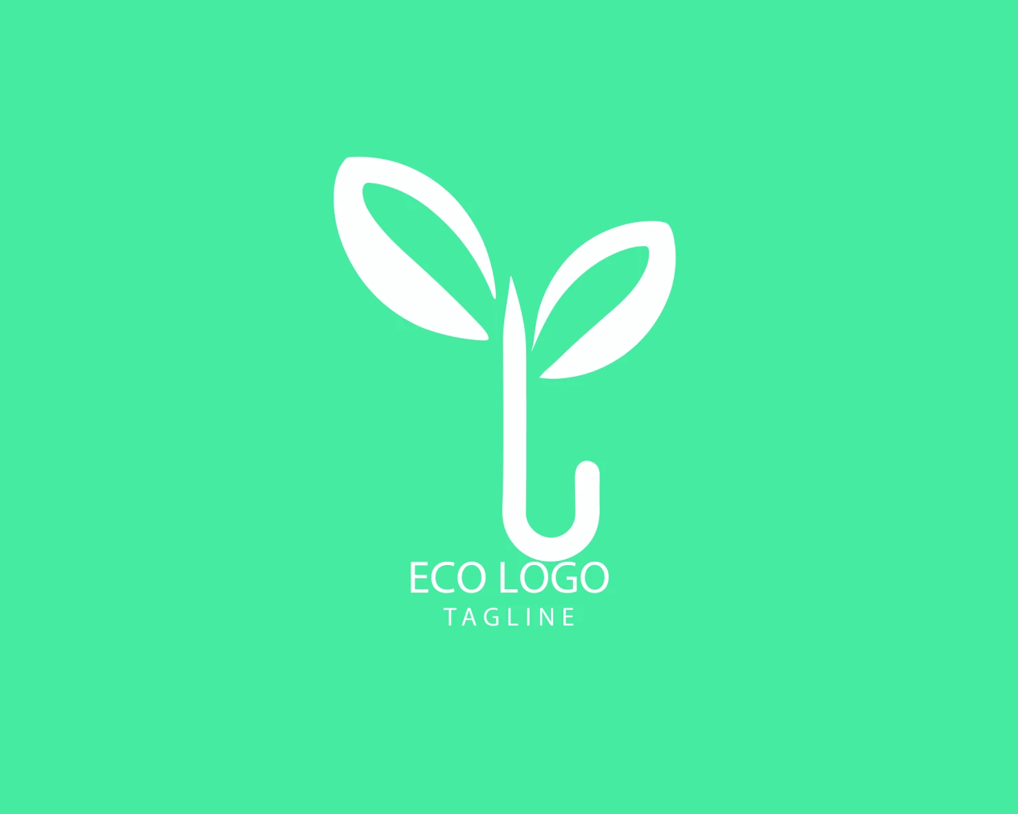 Eco customizable logo set design #38572