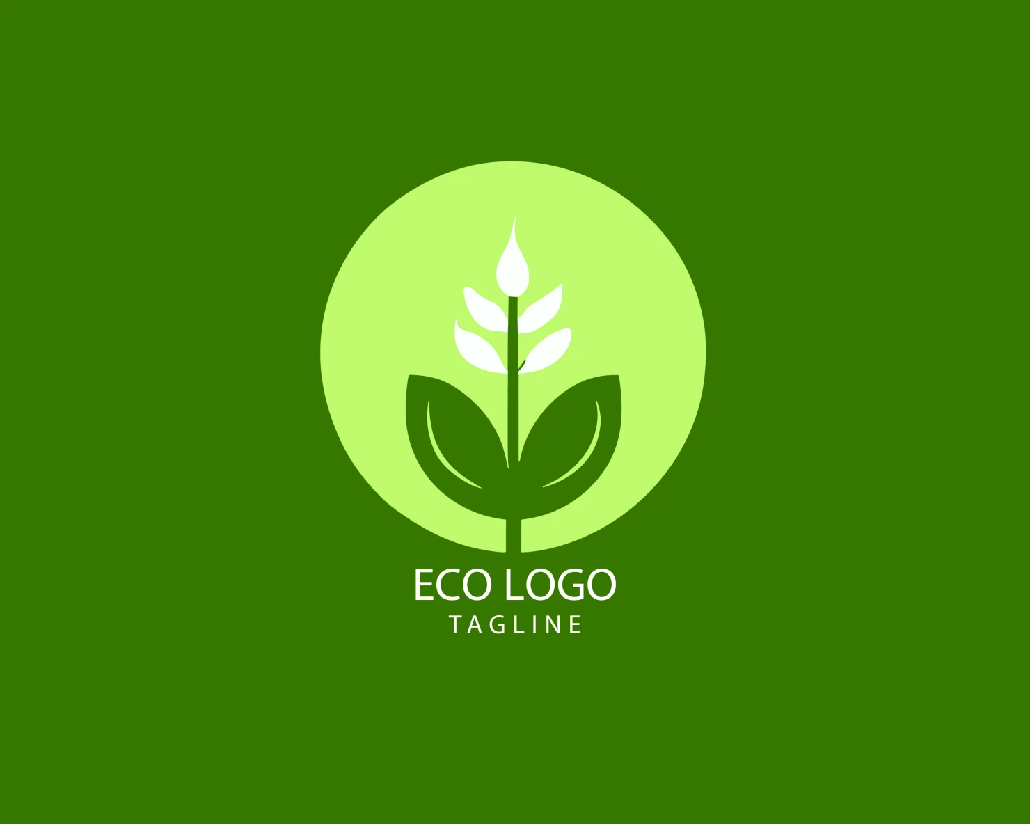 Eco customizable logo set design #38577
