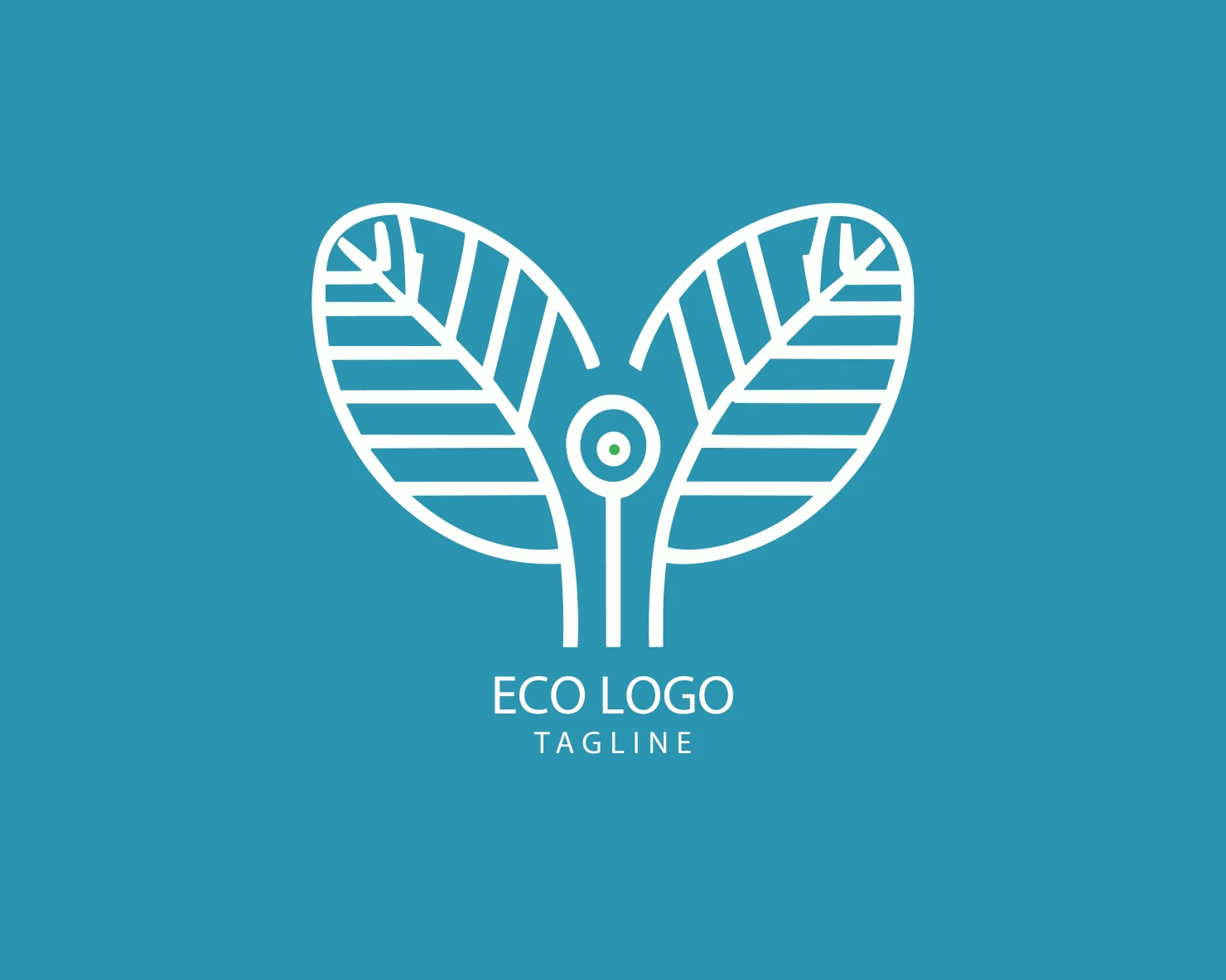 Eco customizable logo set design #38584