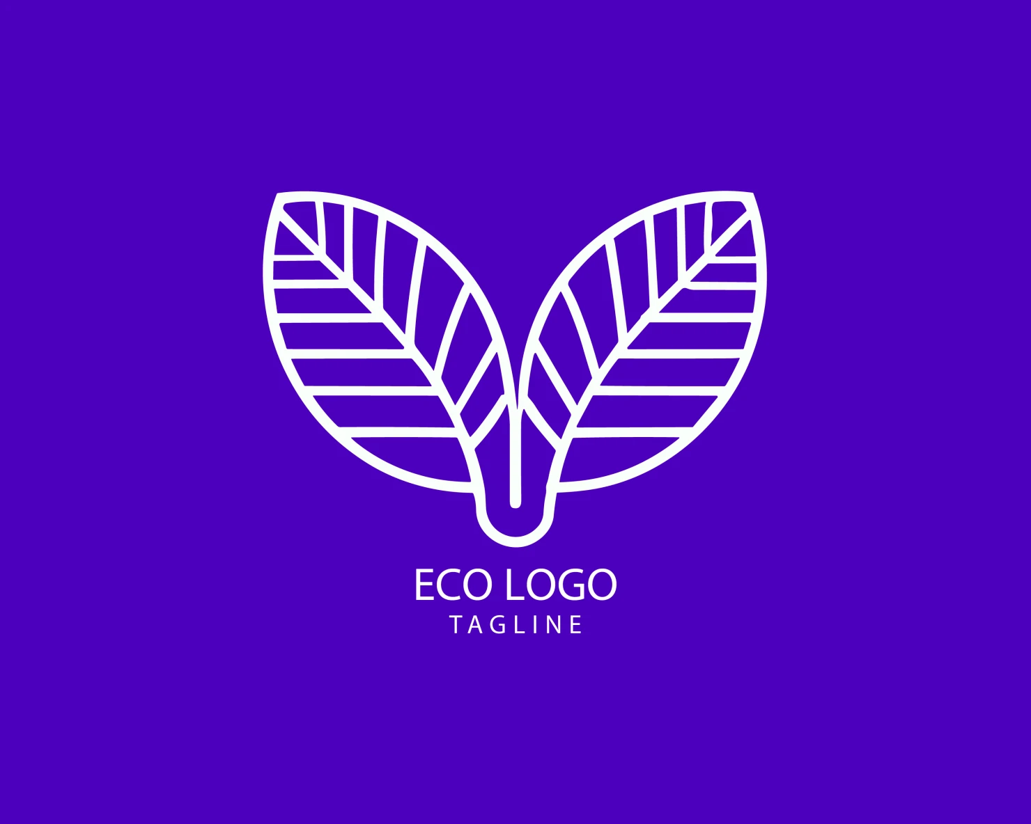 Eco customizable logo set design #38591