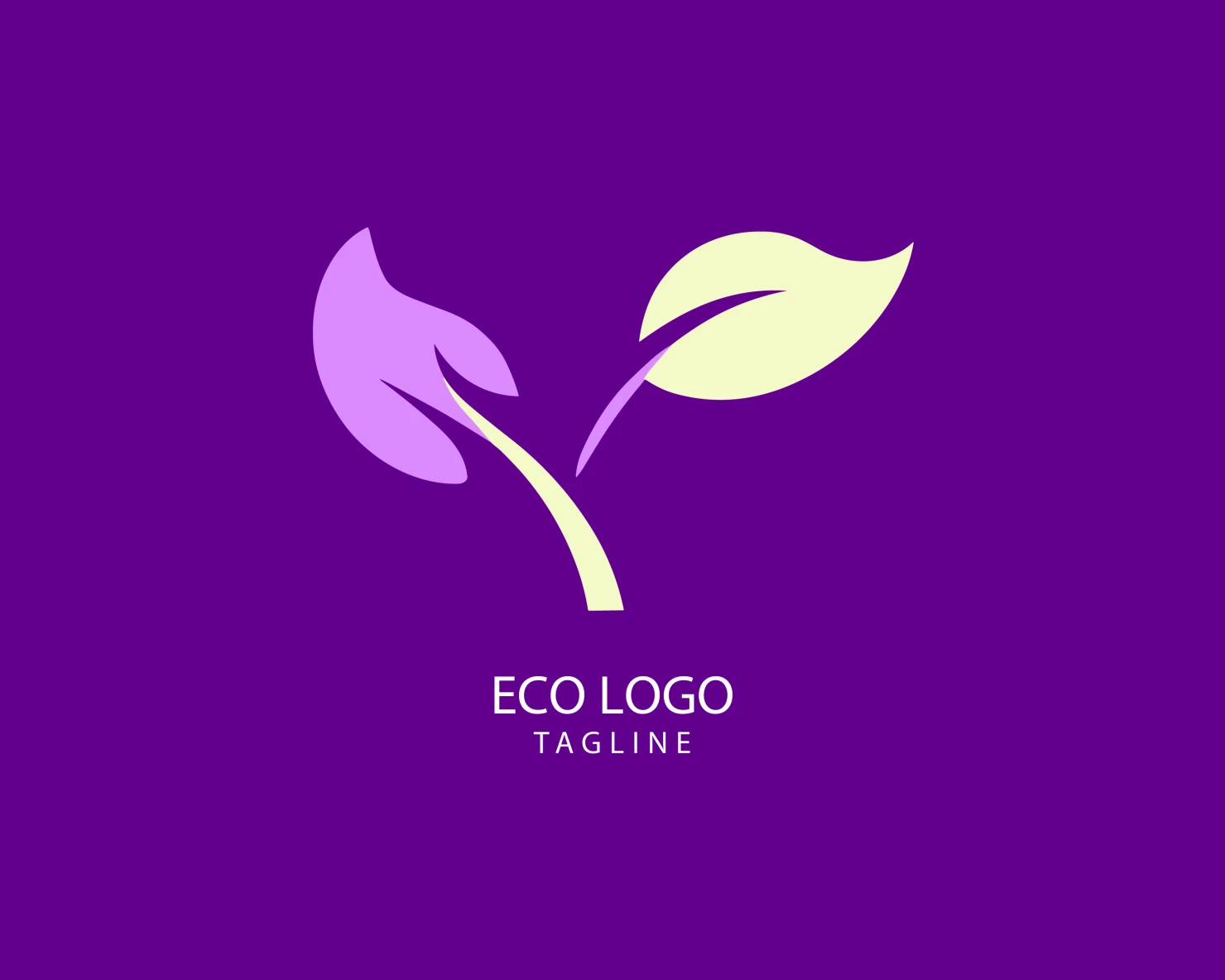 Eco customizable logo set design #38598