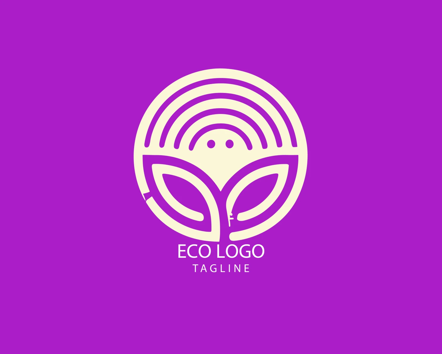 Eco customizable logo set design #38600