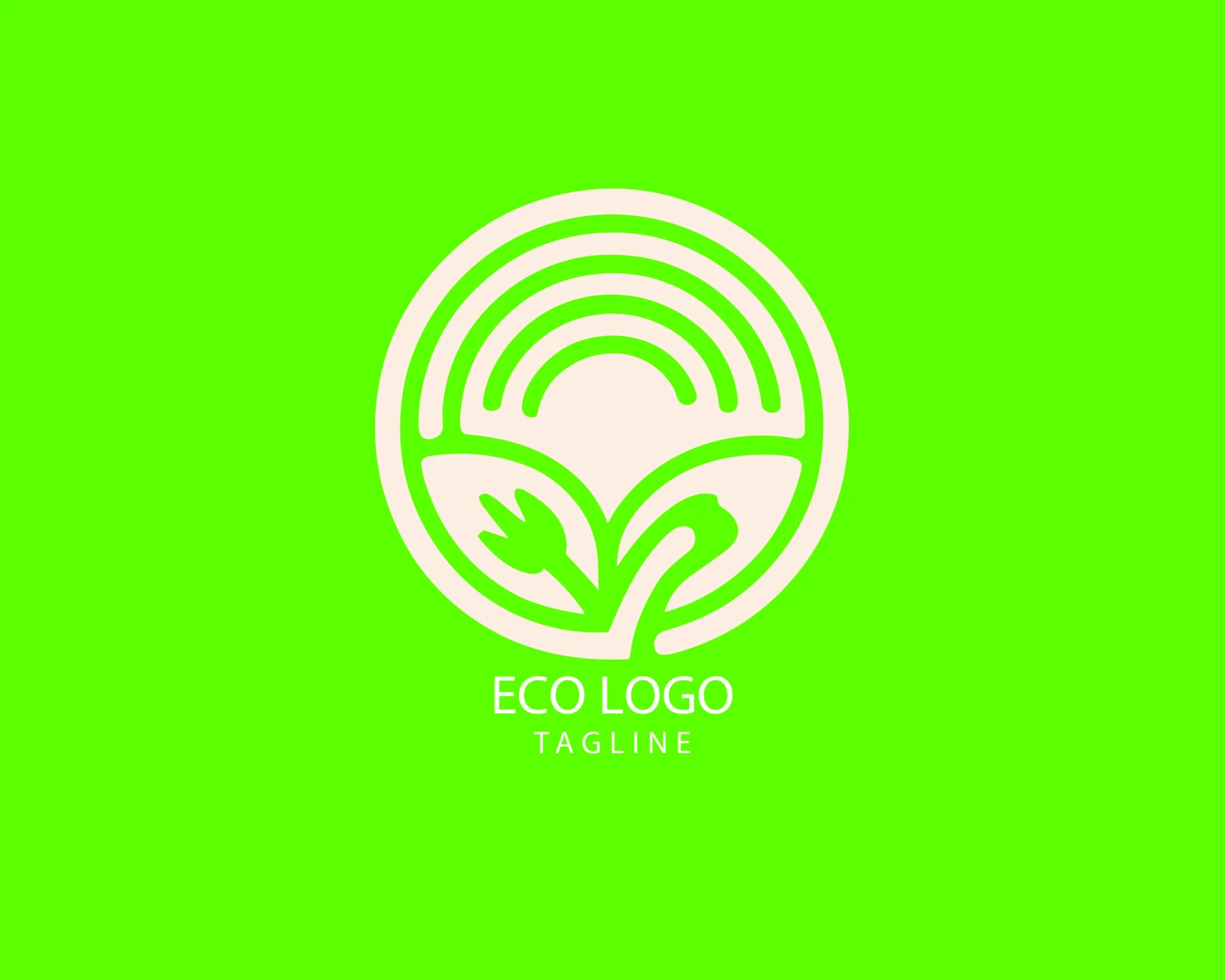 Eco customizable logo set design #38601