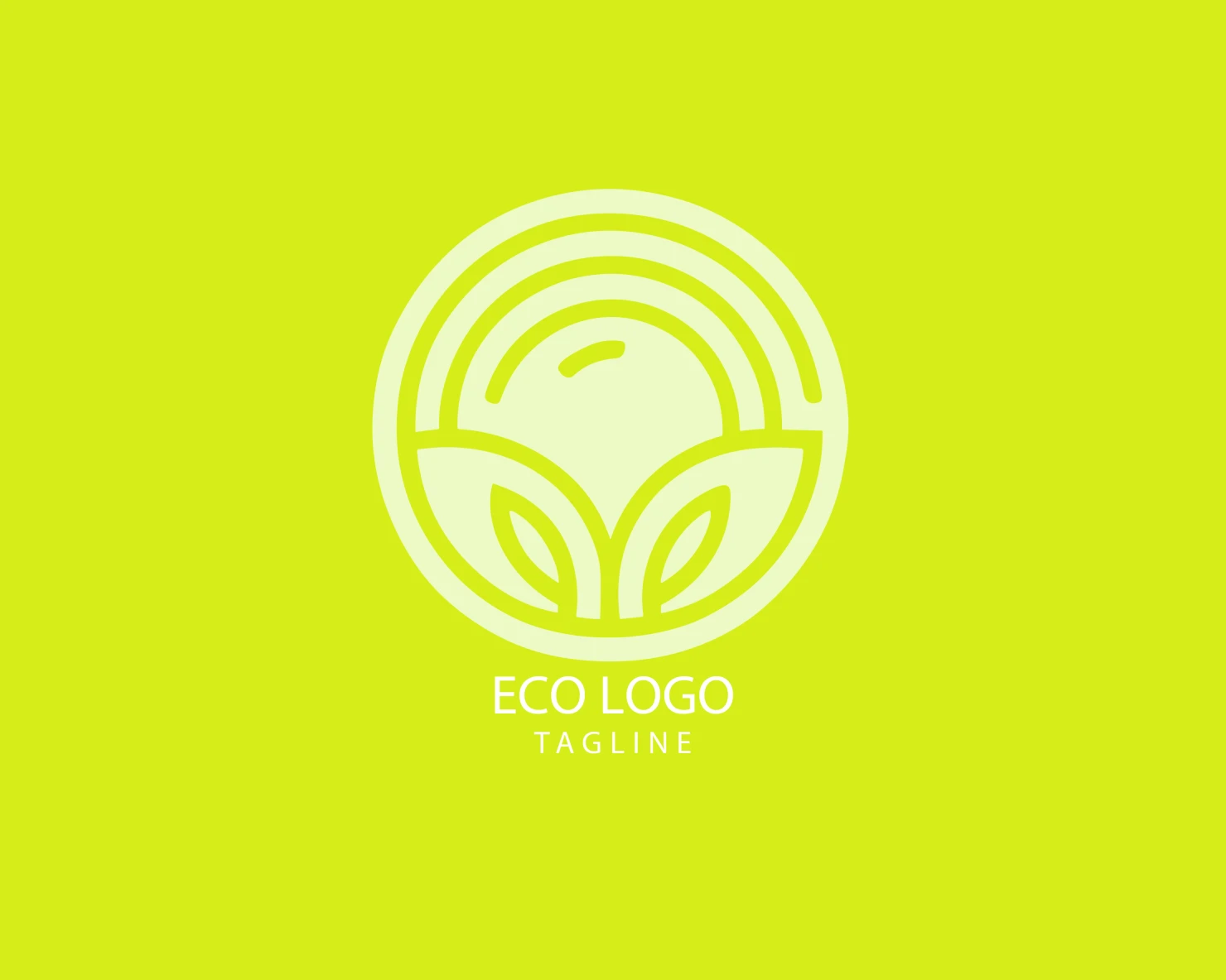 Eco customizable logo set design #38602