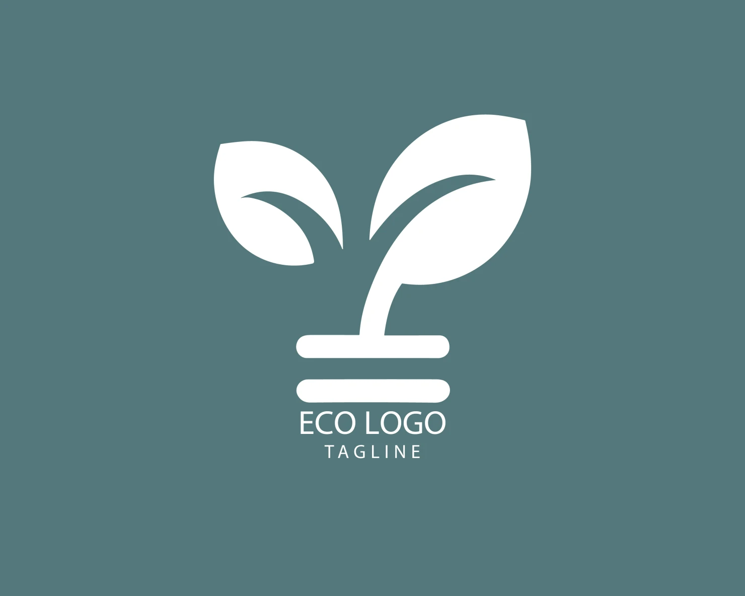 Eco customizable logo set design #38604