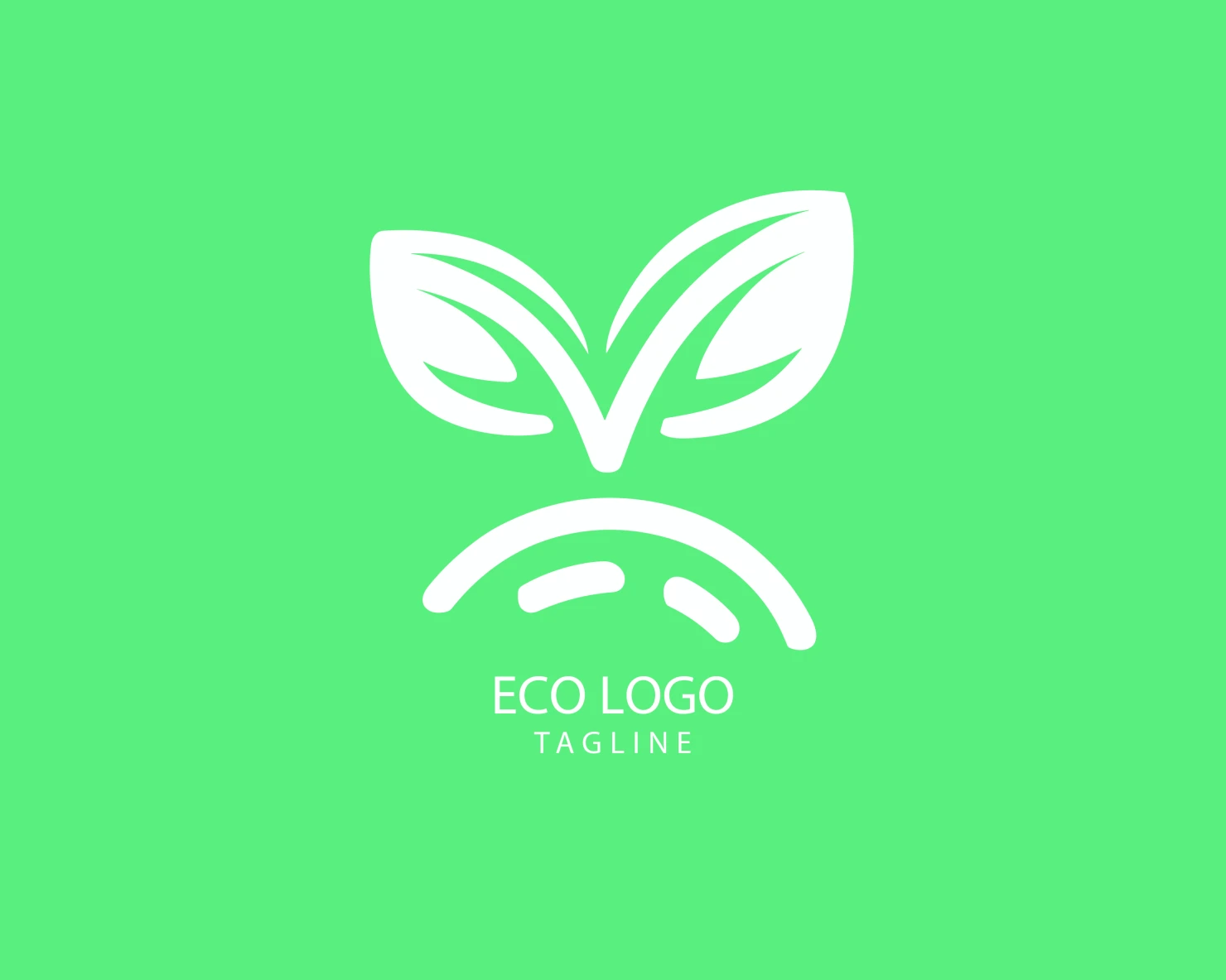 Eco customizable logo set design #38606