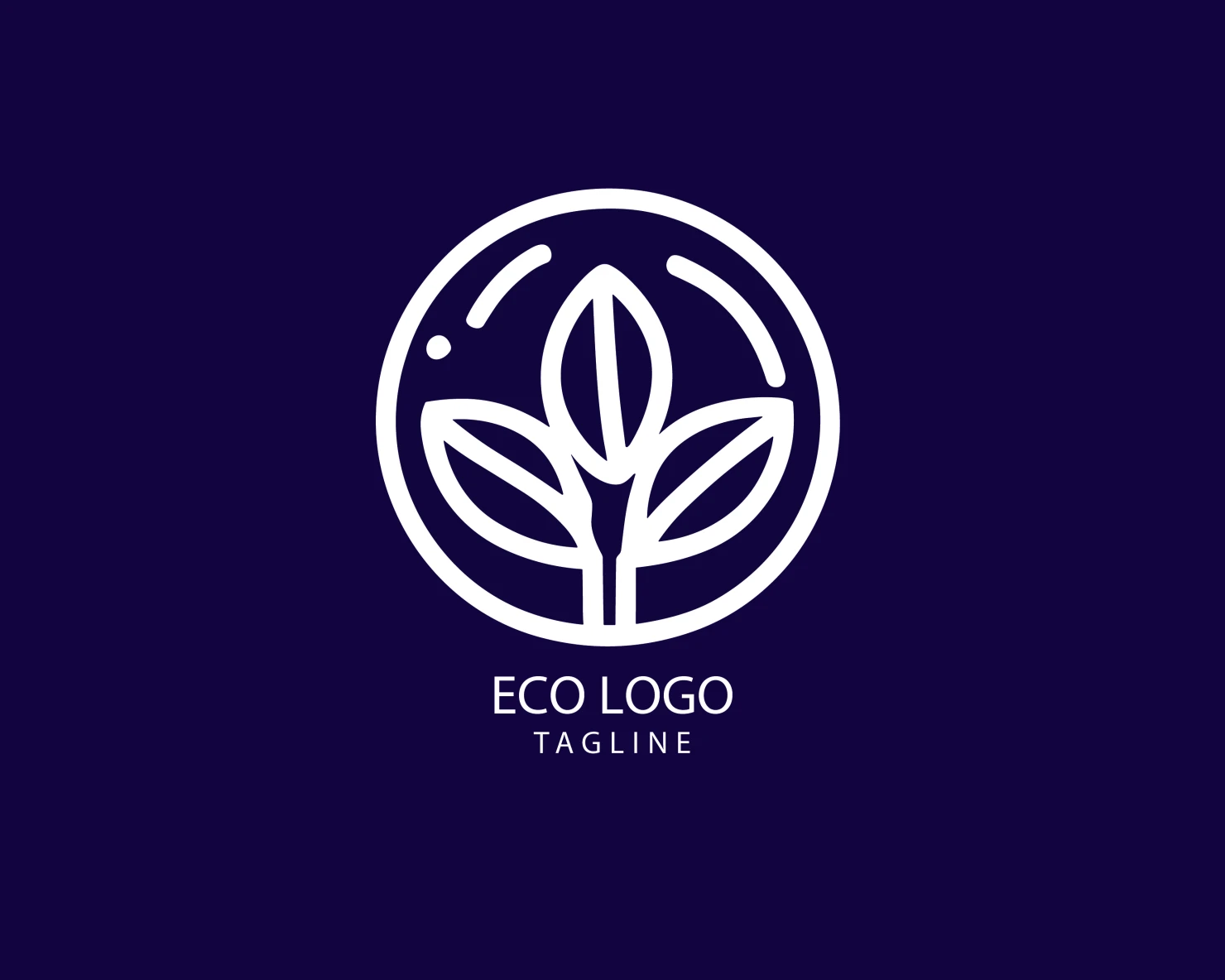 Eco customizable logo set design #38609