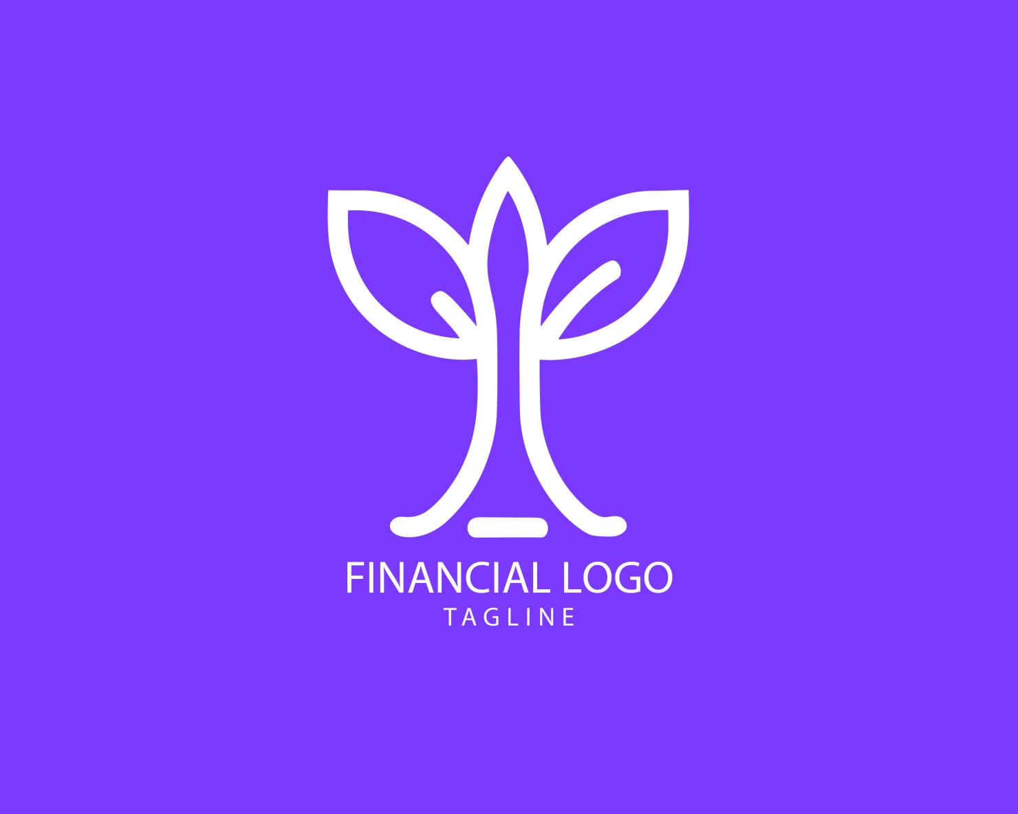 Financial grow customizable logo set design #38624