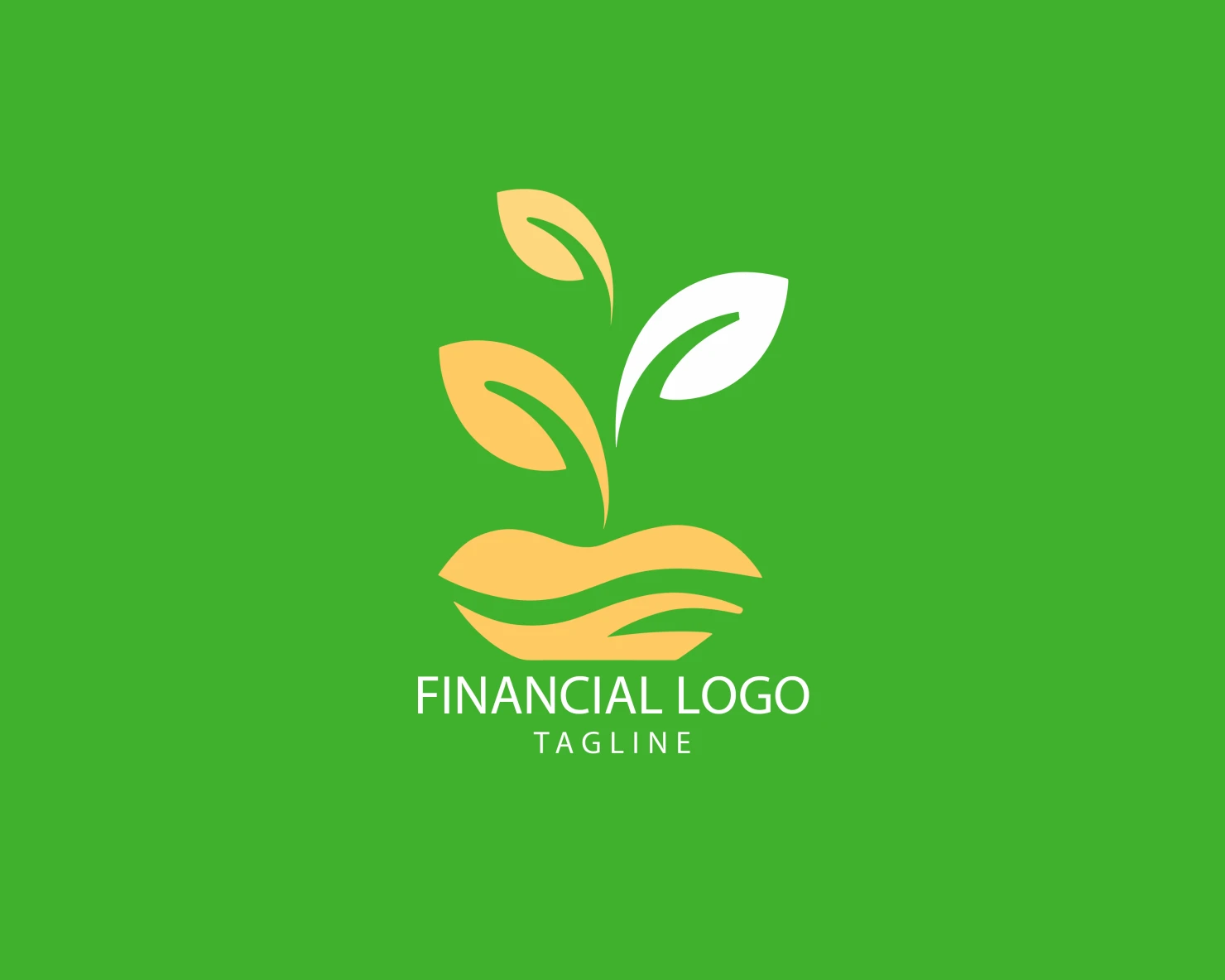 Financial grow customizable logo set design #38626