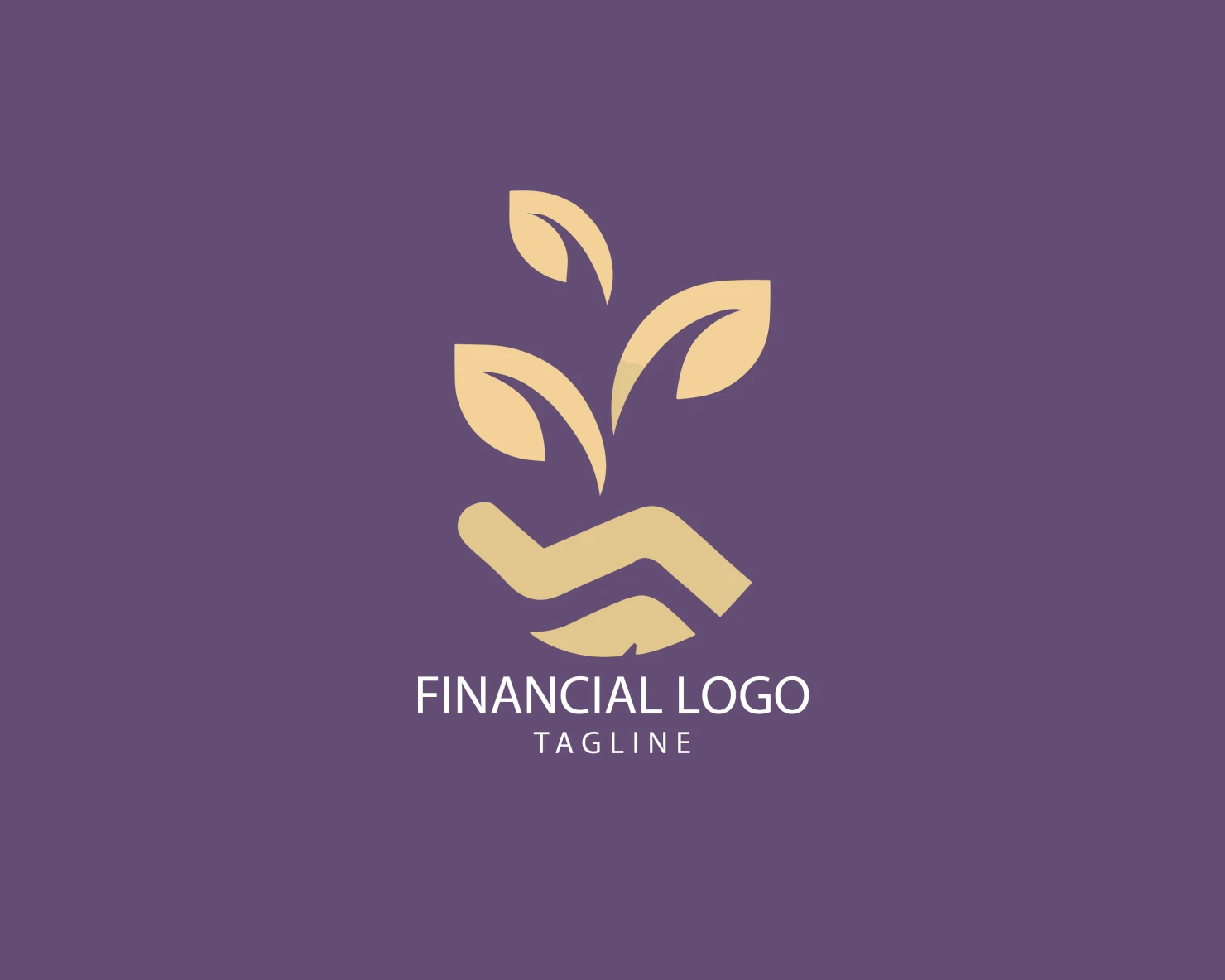 Financial grow customizable logo set design #38627