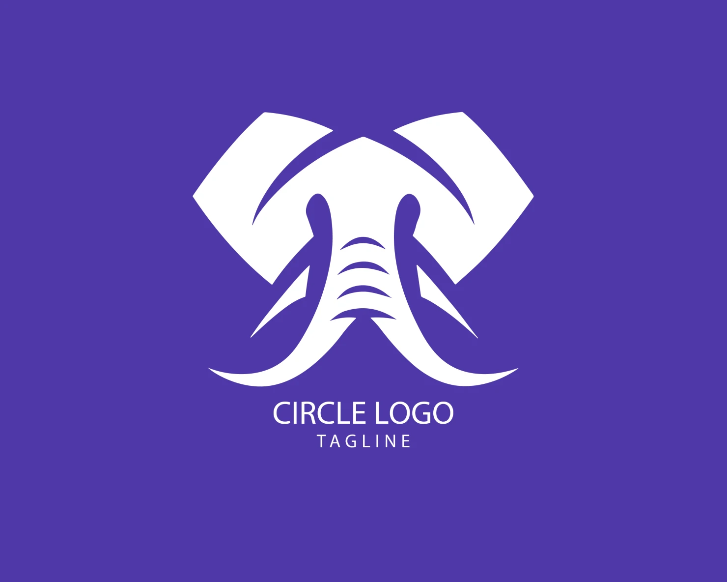 Circle customizable logo set design #38642