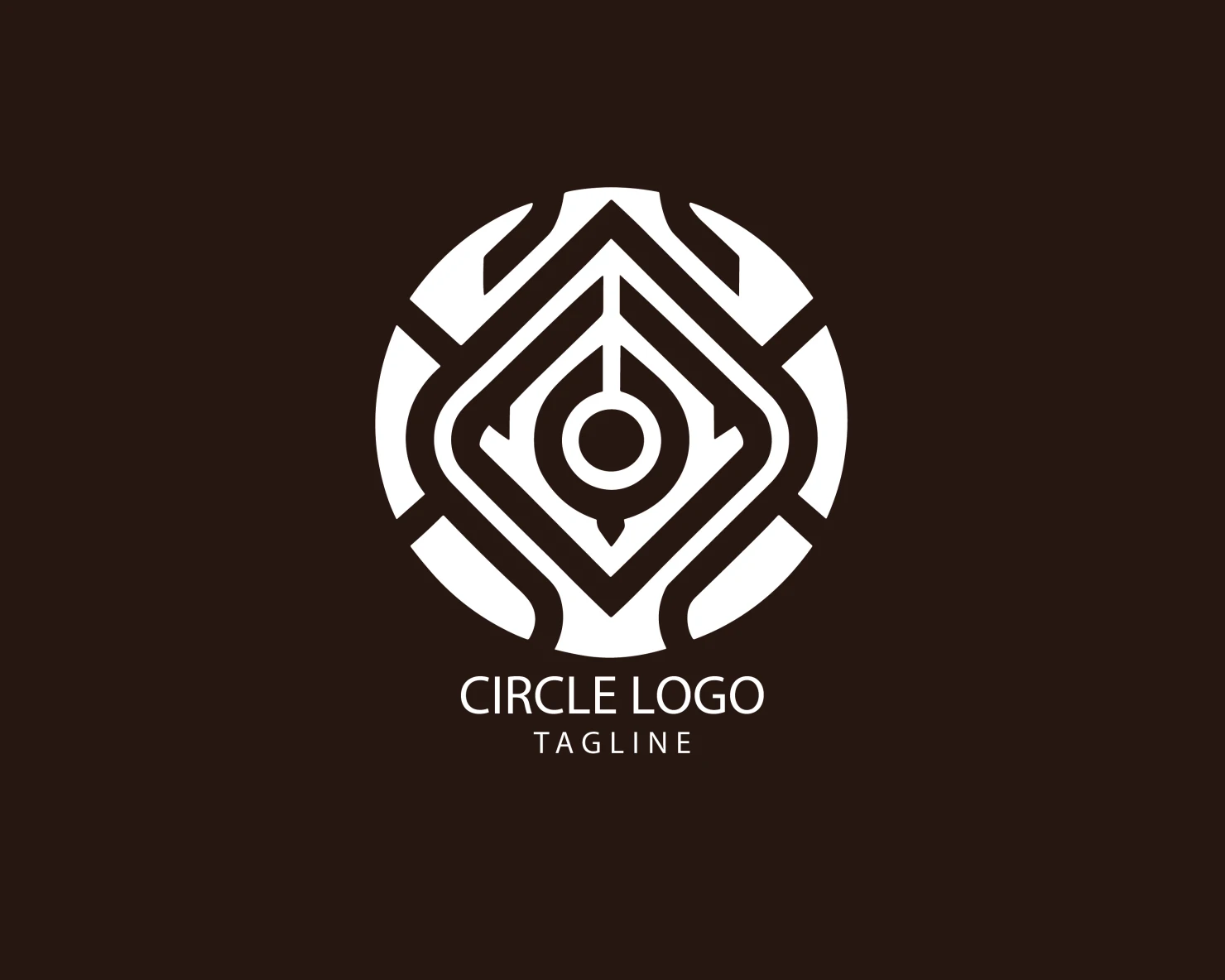 Circle customizable logo set design #38643