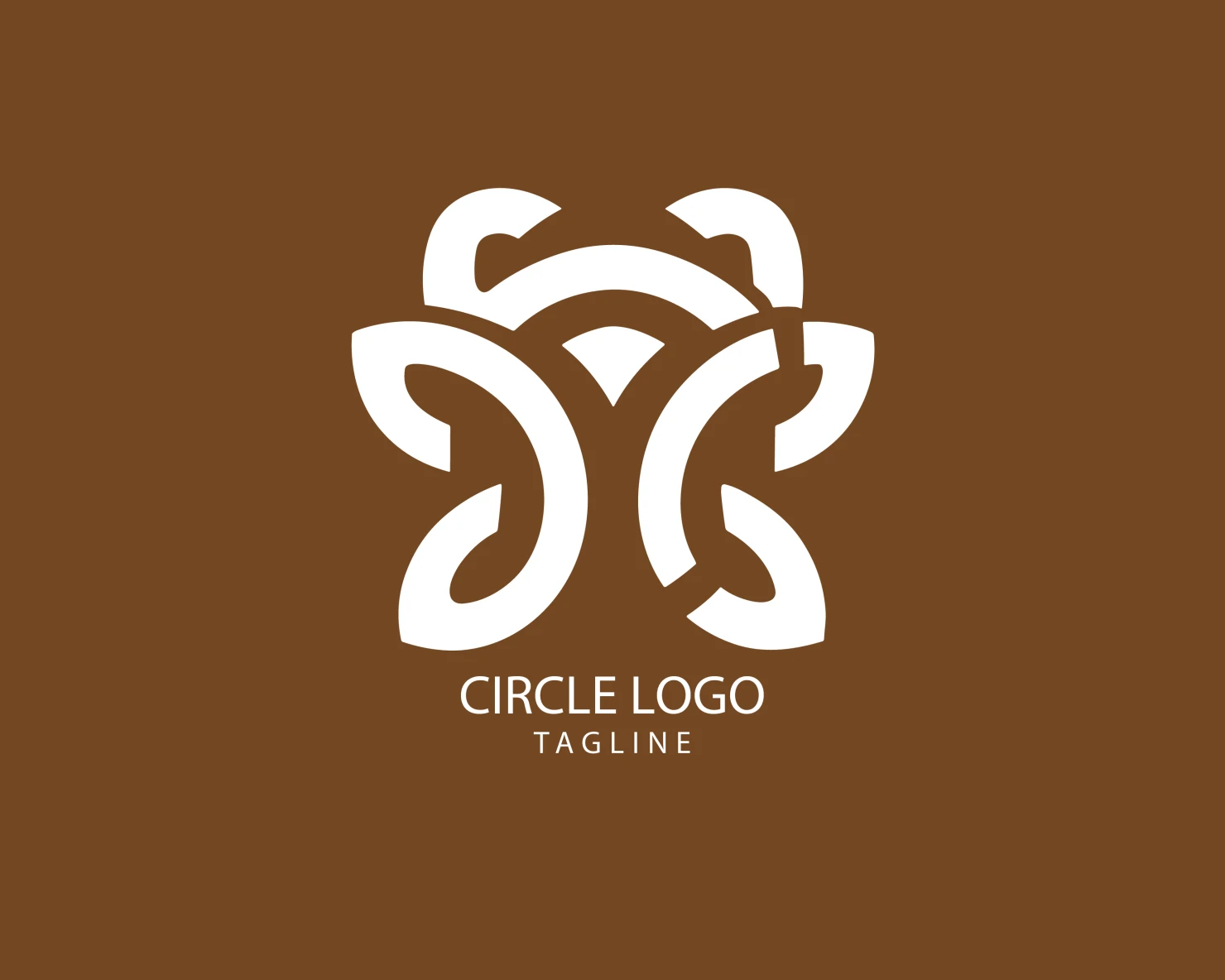 Circle customizable logo set design #38647
