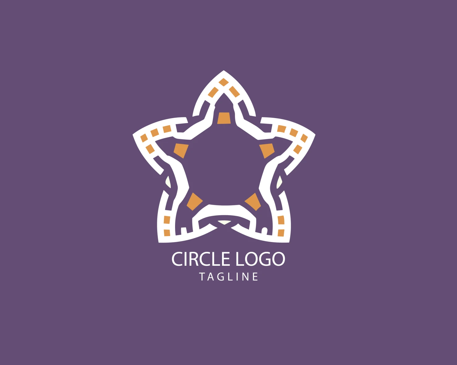 Circle customizable logo set design #38648