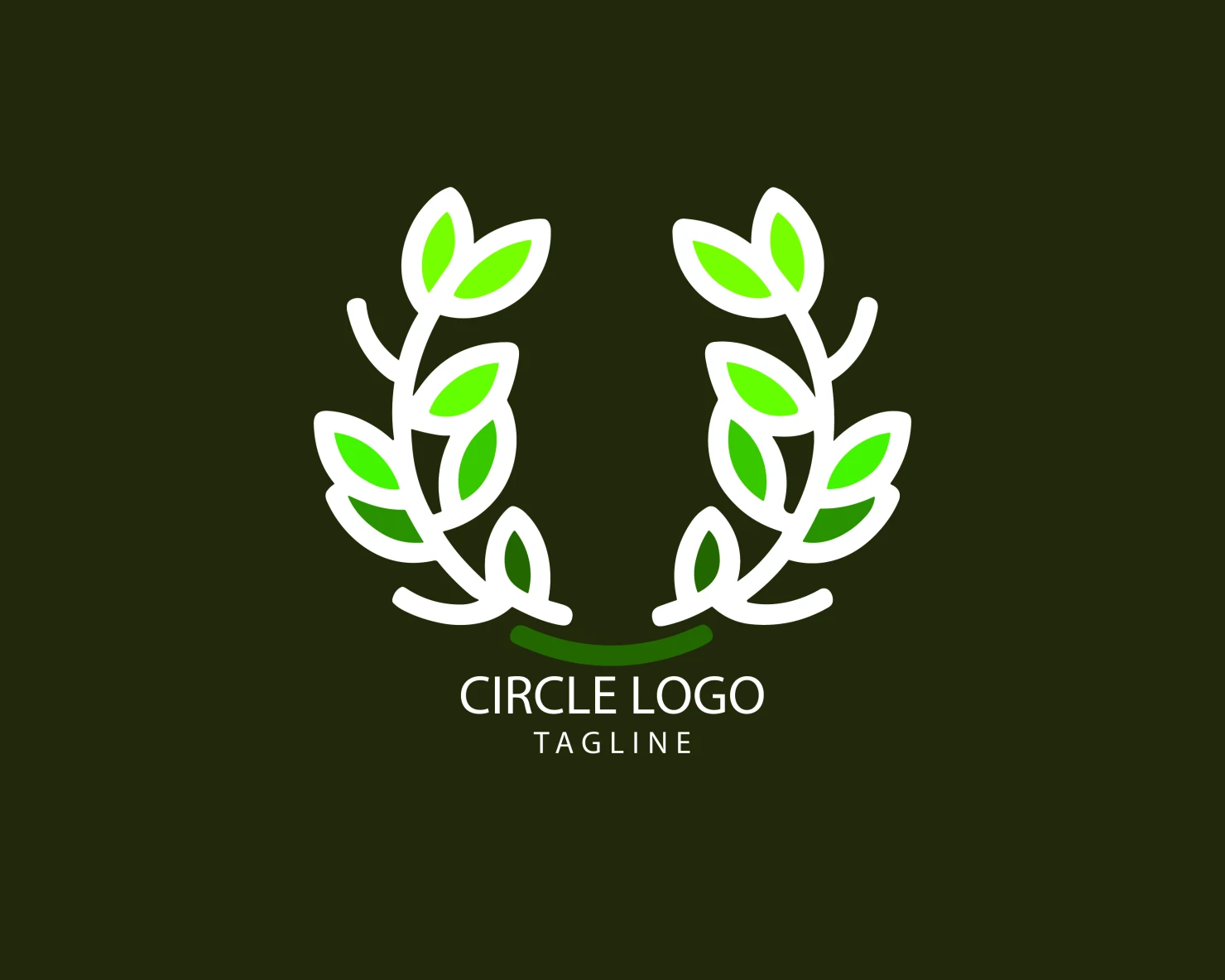 Circle customizable logo set design #38649