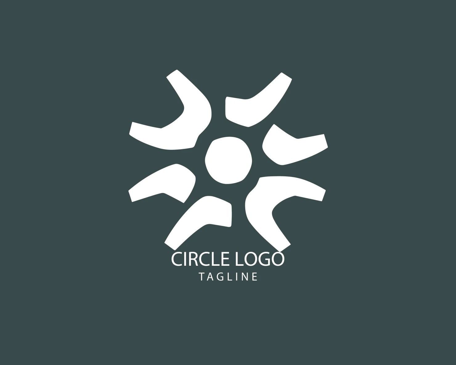 Circle customizable logo set design #38651