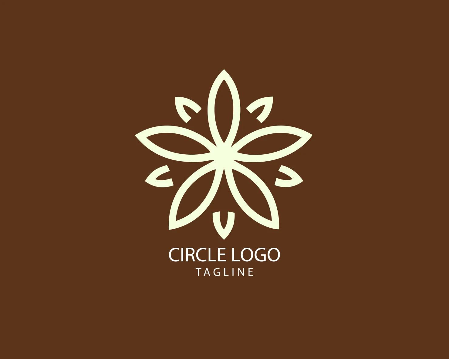 Circle customizable logo set design #38652