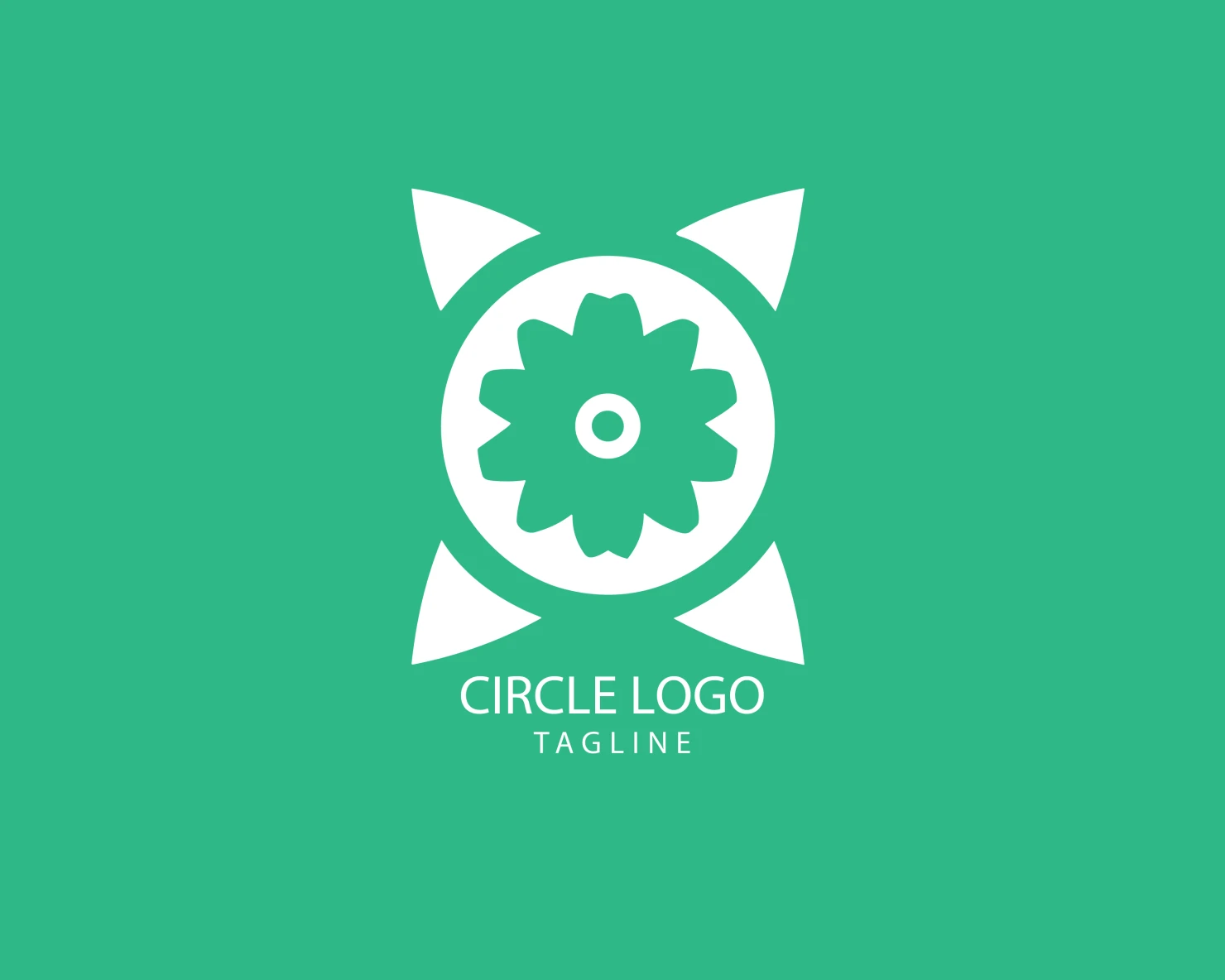 Circle customizable logo set design #38653