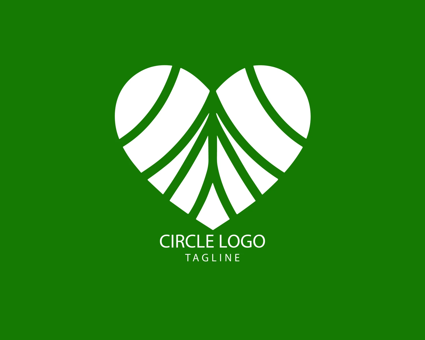 Circle customizable logo set design #38655