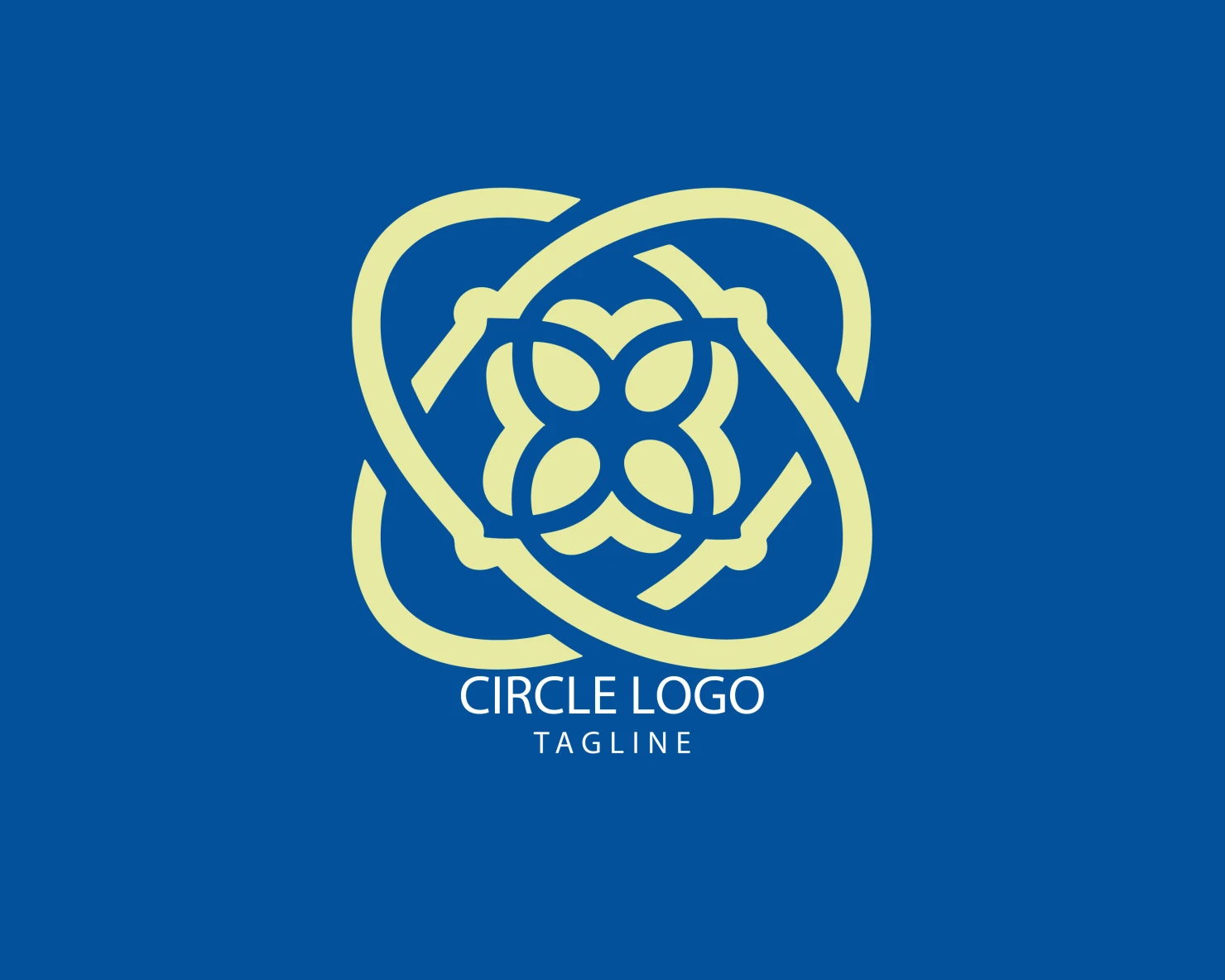 Circle customizable logo set design #38656