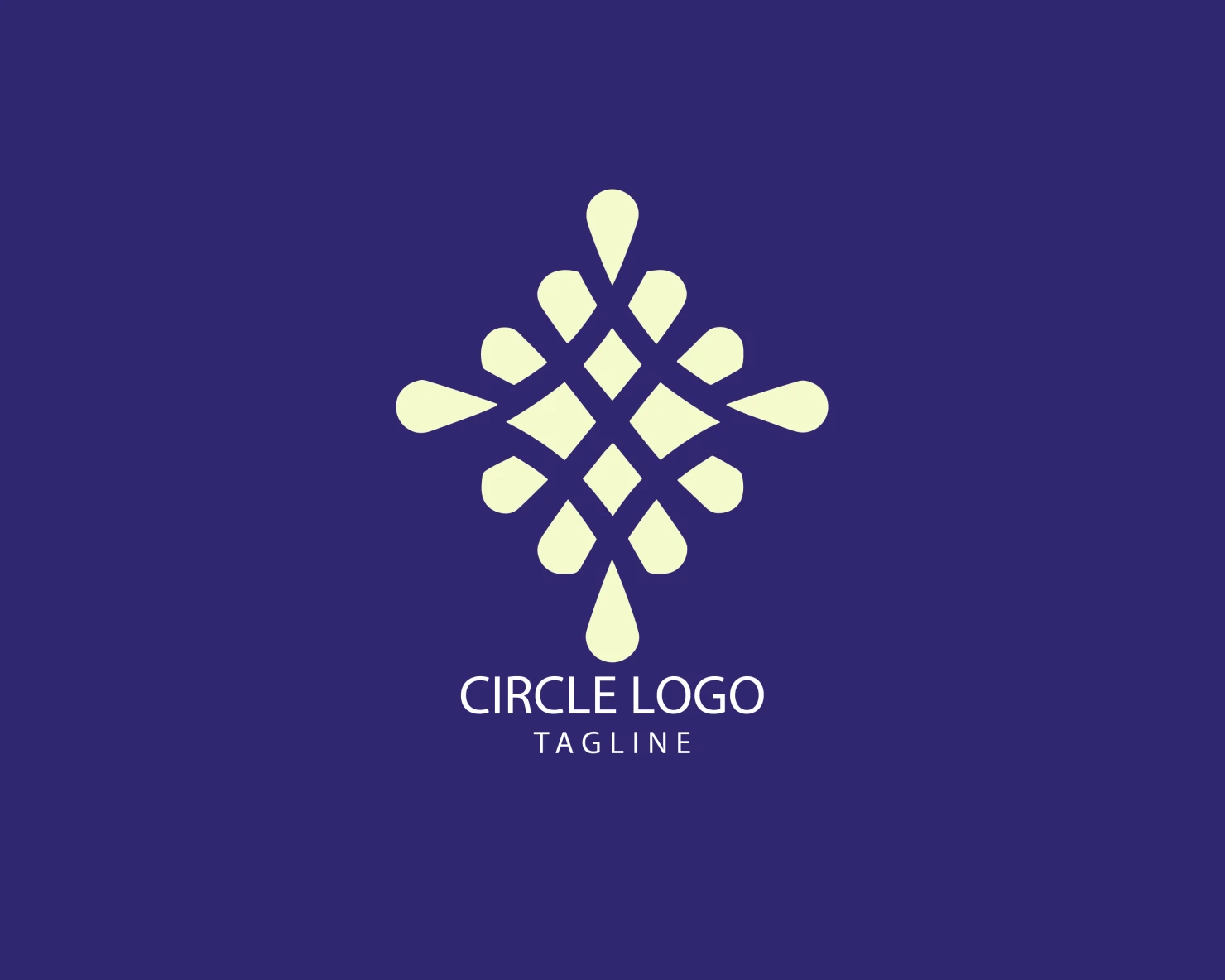Circle customizable logo set design #38657