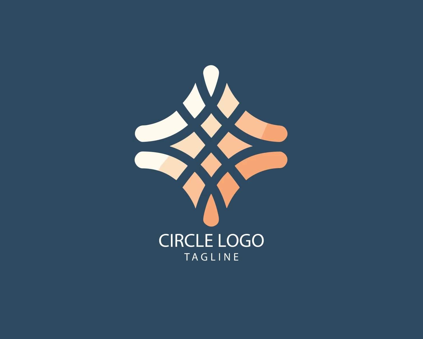 Circle customizable logo set design #38661