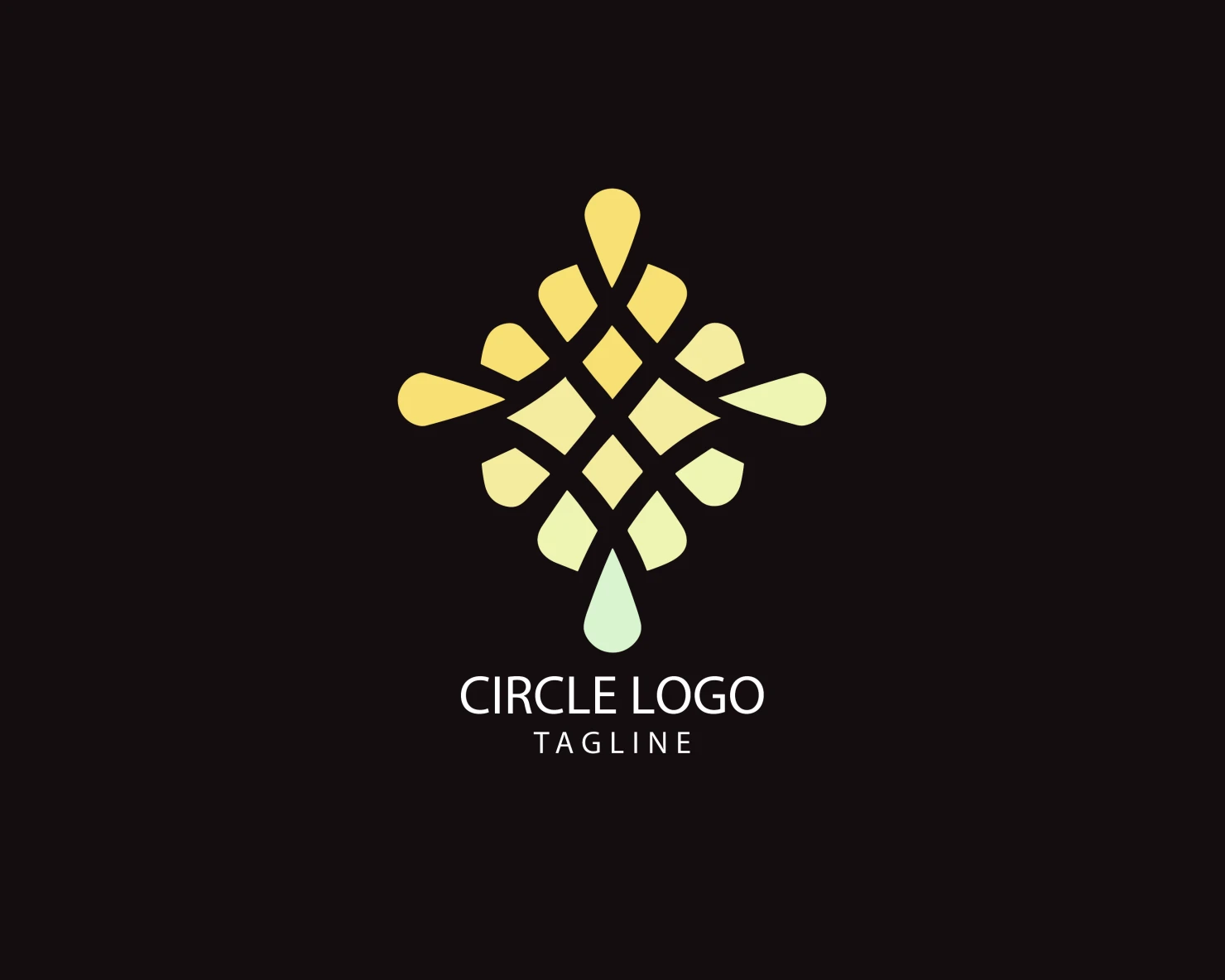 Circle customizable logo set design #38663