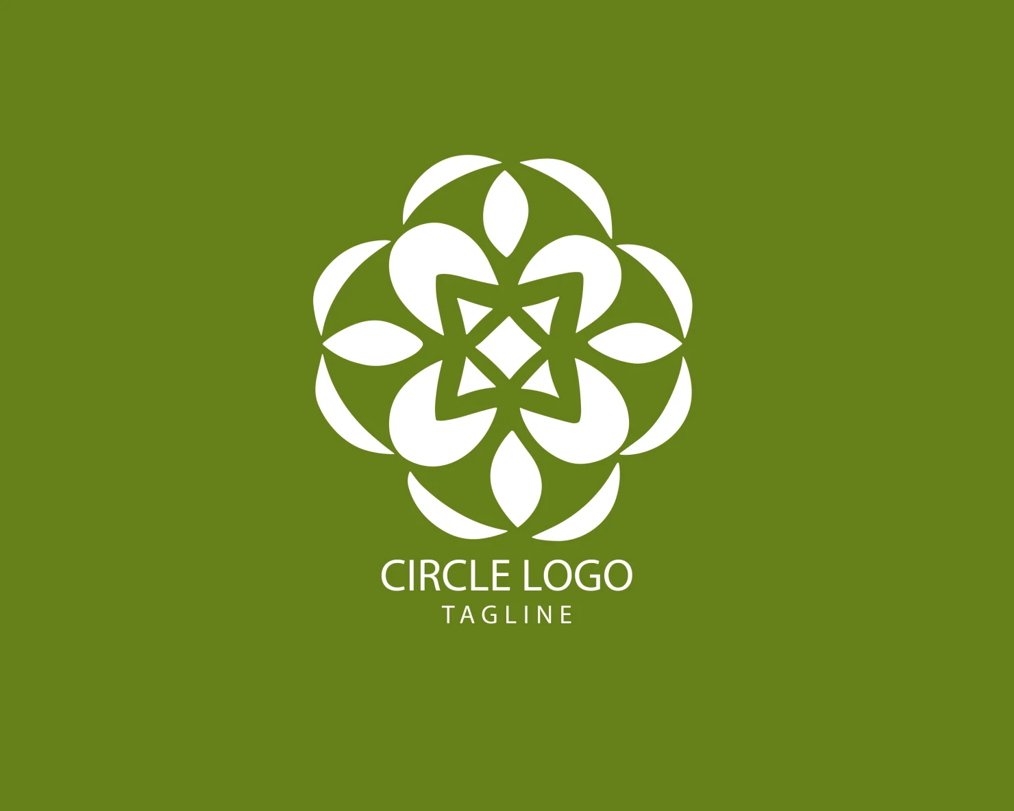 Circle customizable logo set design #38665