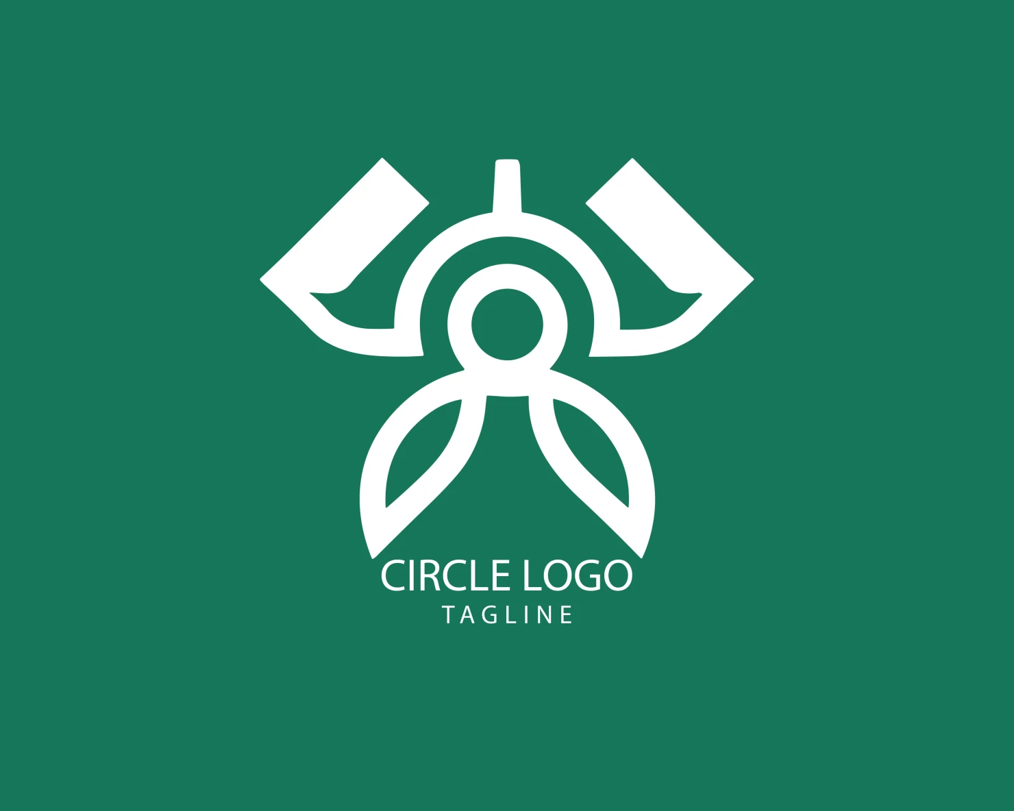 Circle customizable logo set design #38669