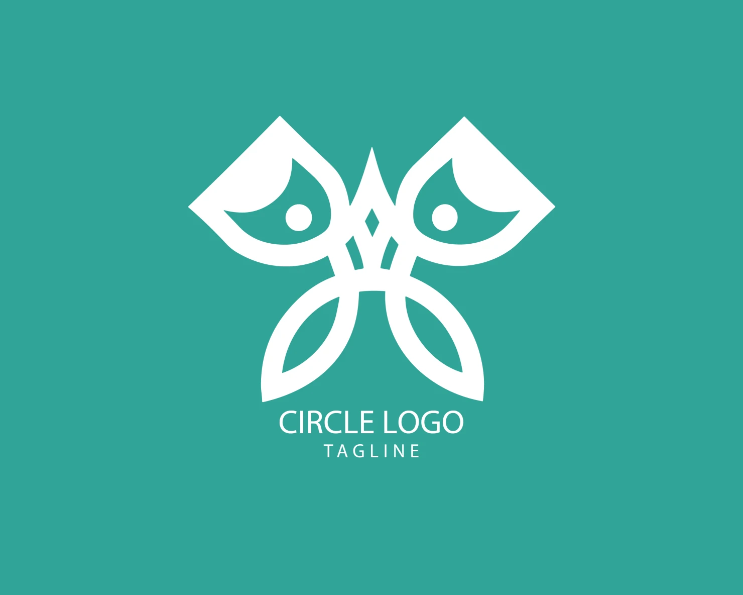Circle customizable logo set design #38670
