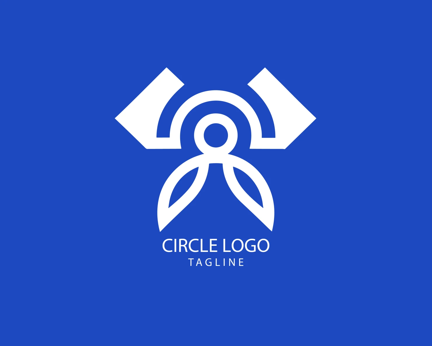 Circle customizable logo set design #38671