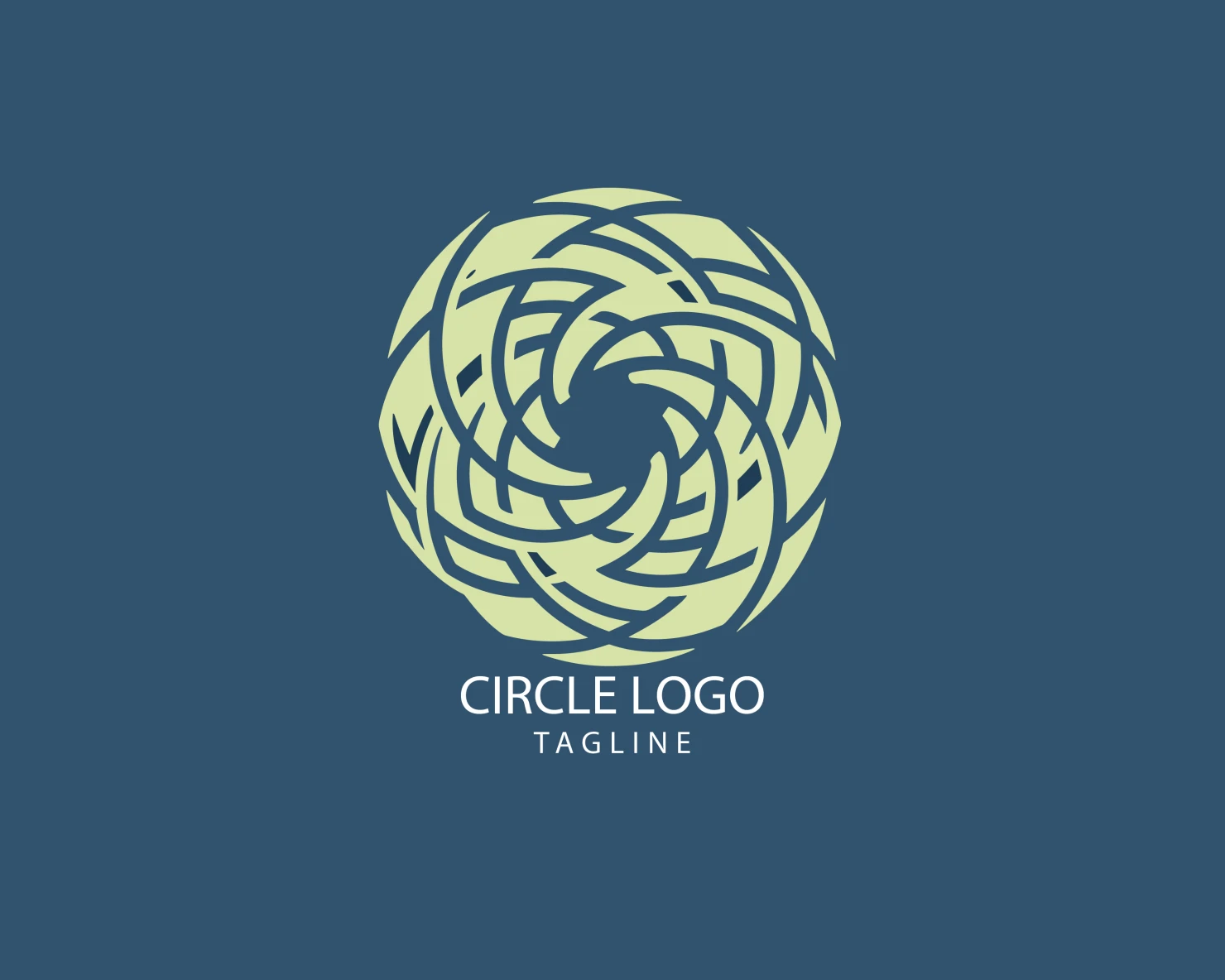 Circle customizable logo set design #38673