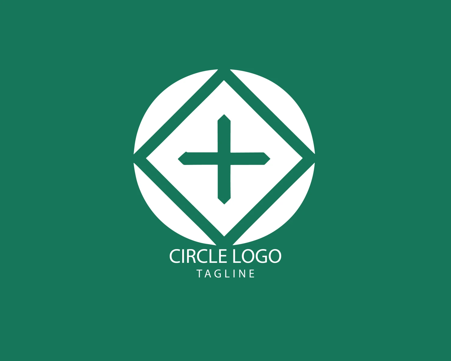 Circle customizable logo set design #38677