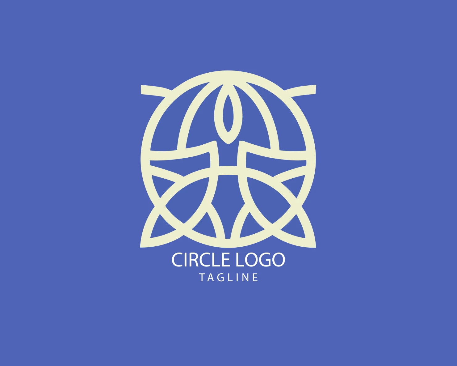 Circle customizable logo set design #38678