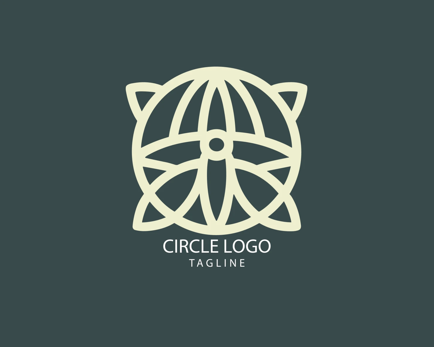 Circle customizable logo set design #38679