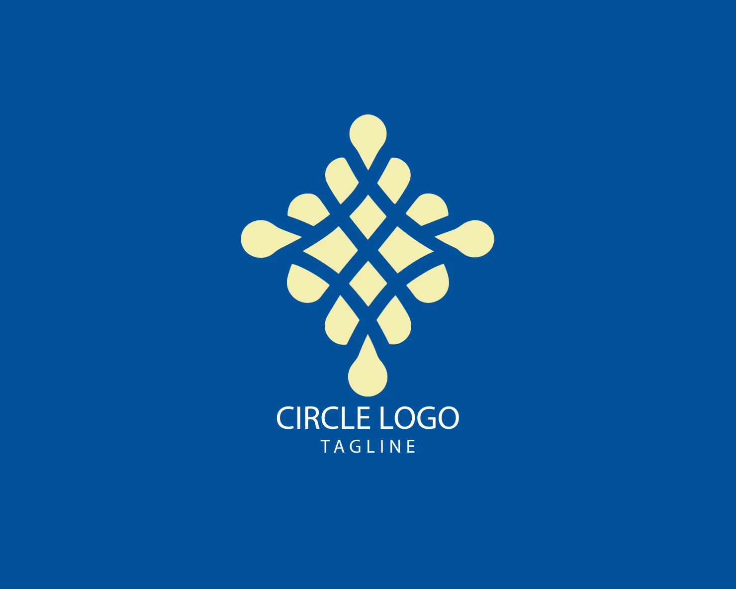 Circle customizable logo set design #38682