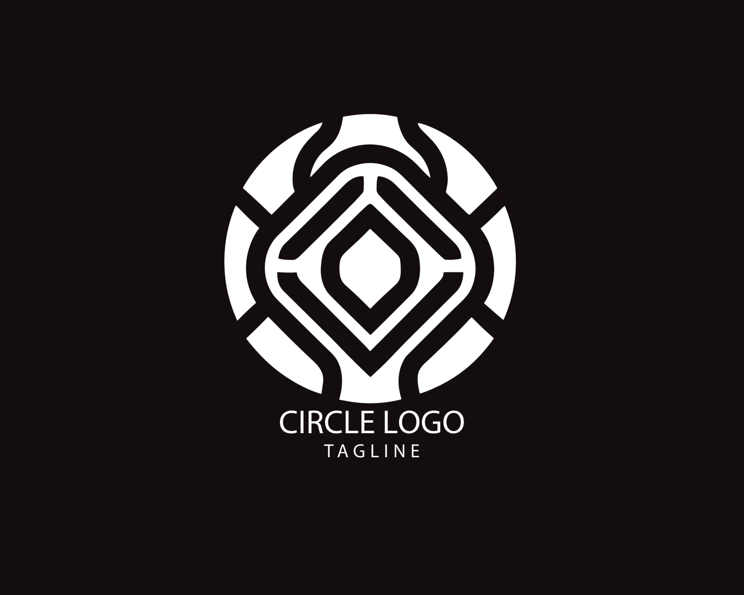 Circle customizable logo set design #38683