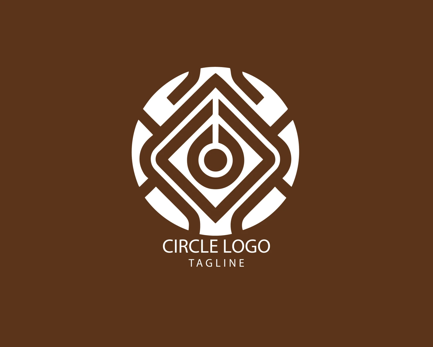 Circle customizable logo set design #38685