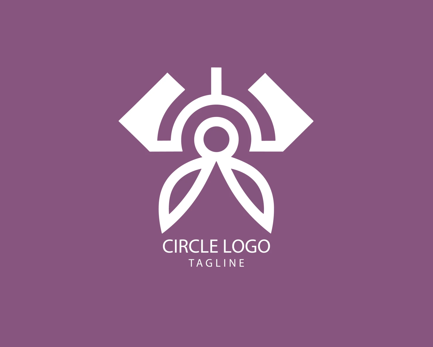 Circle customizable logo set design #38692