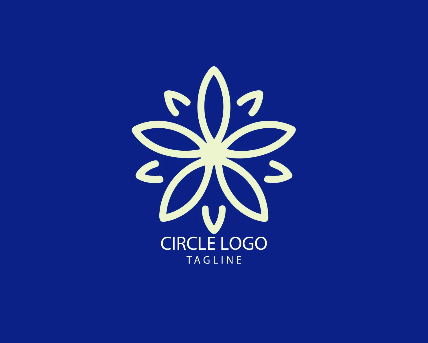 Circle customizable logo set design #38694