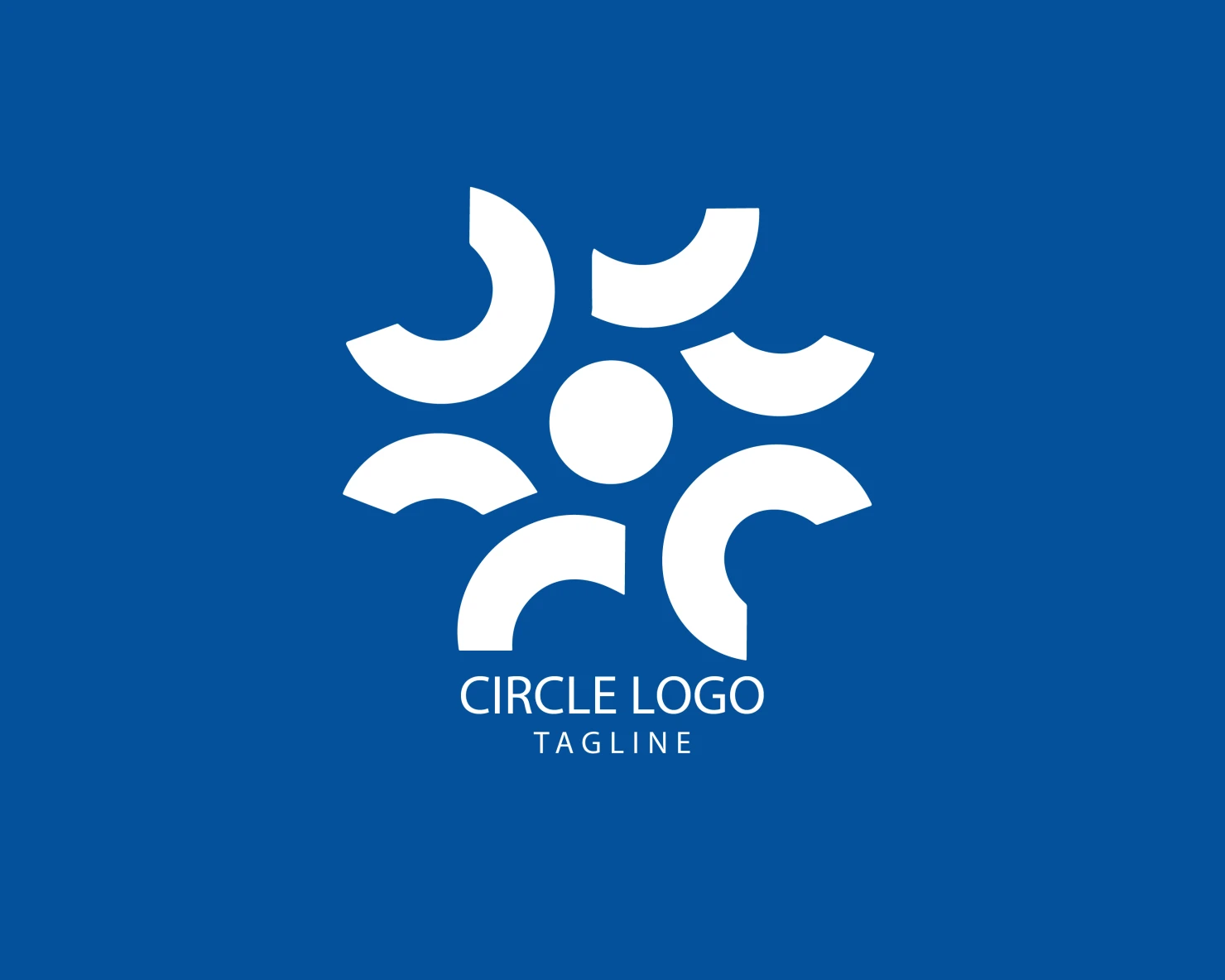 Circle customizable logo set design #38695