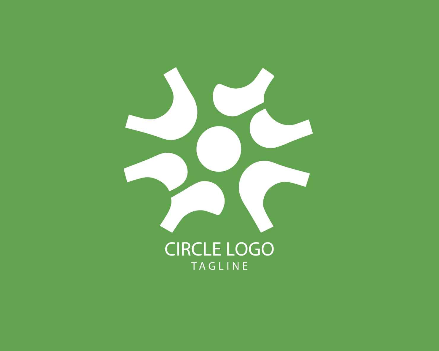 Circle customizable logo set design #38697