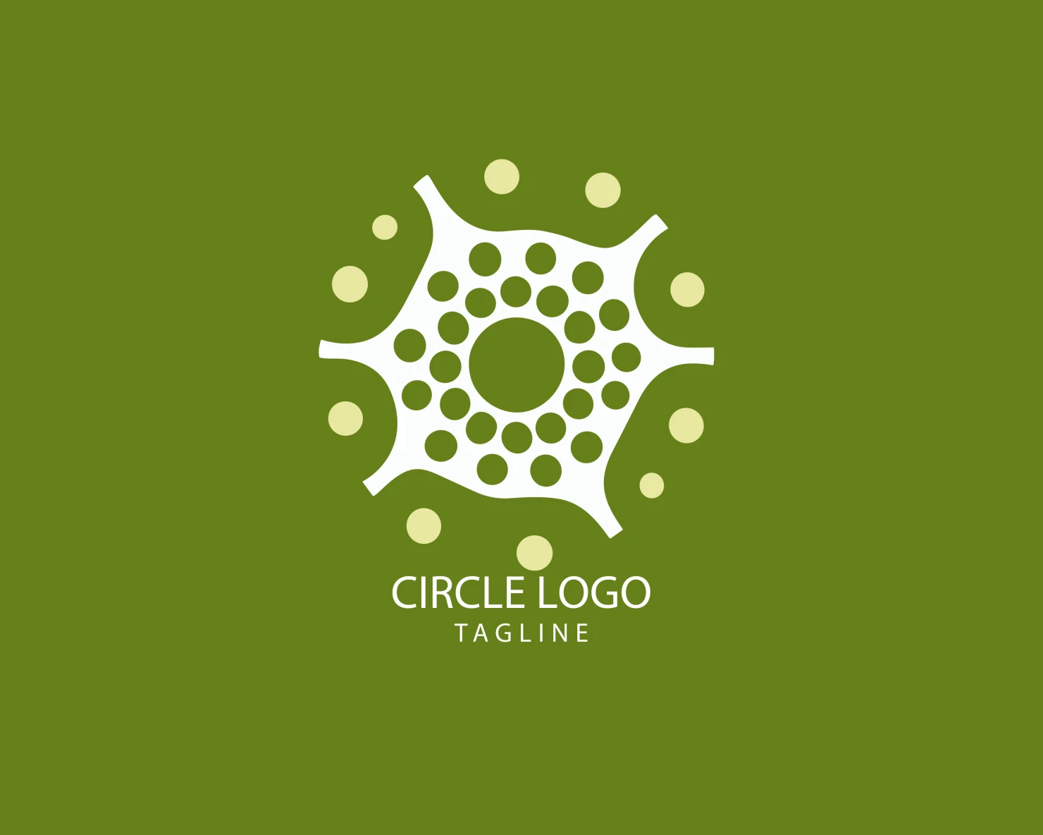 Circle customizable logo set design #38698