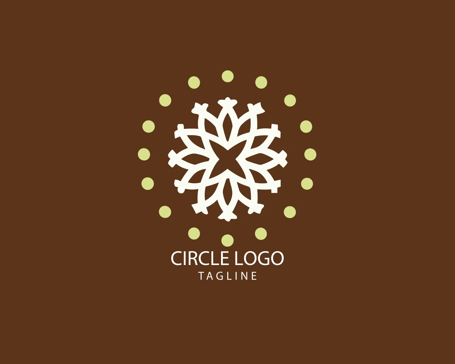 Circle customizable logo set design #38700