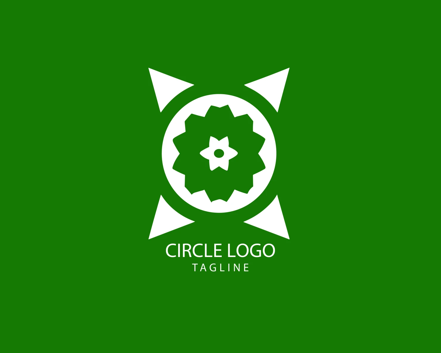 Circle customizable logo set design #38703