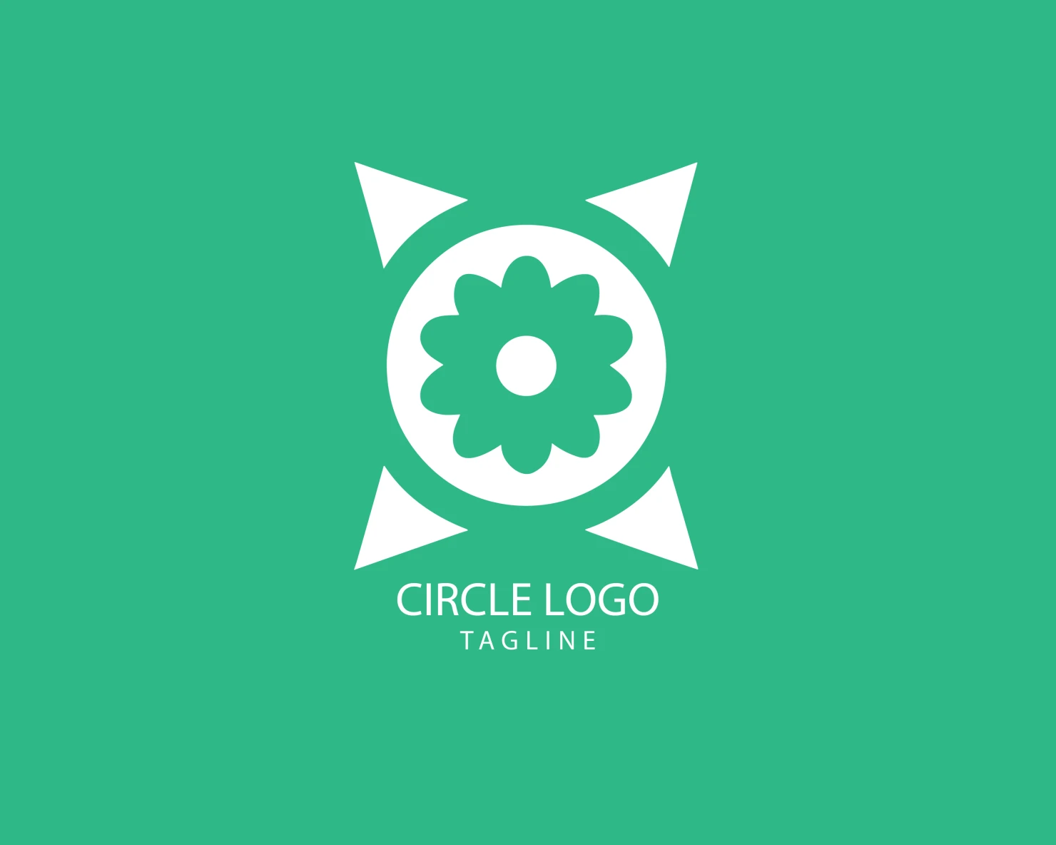 Circle customizable logo set design #38705