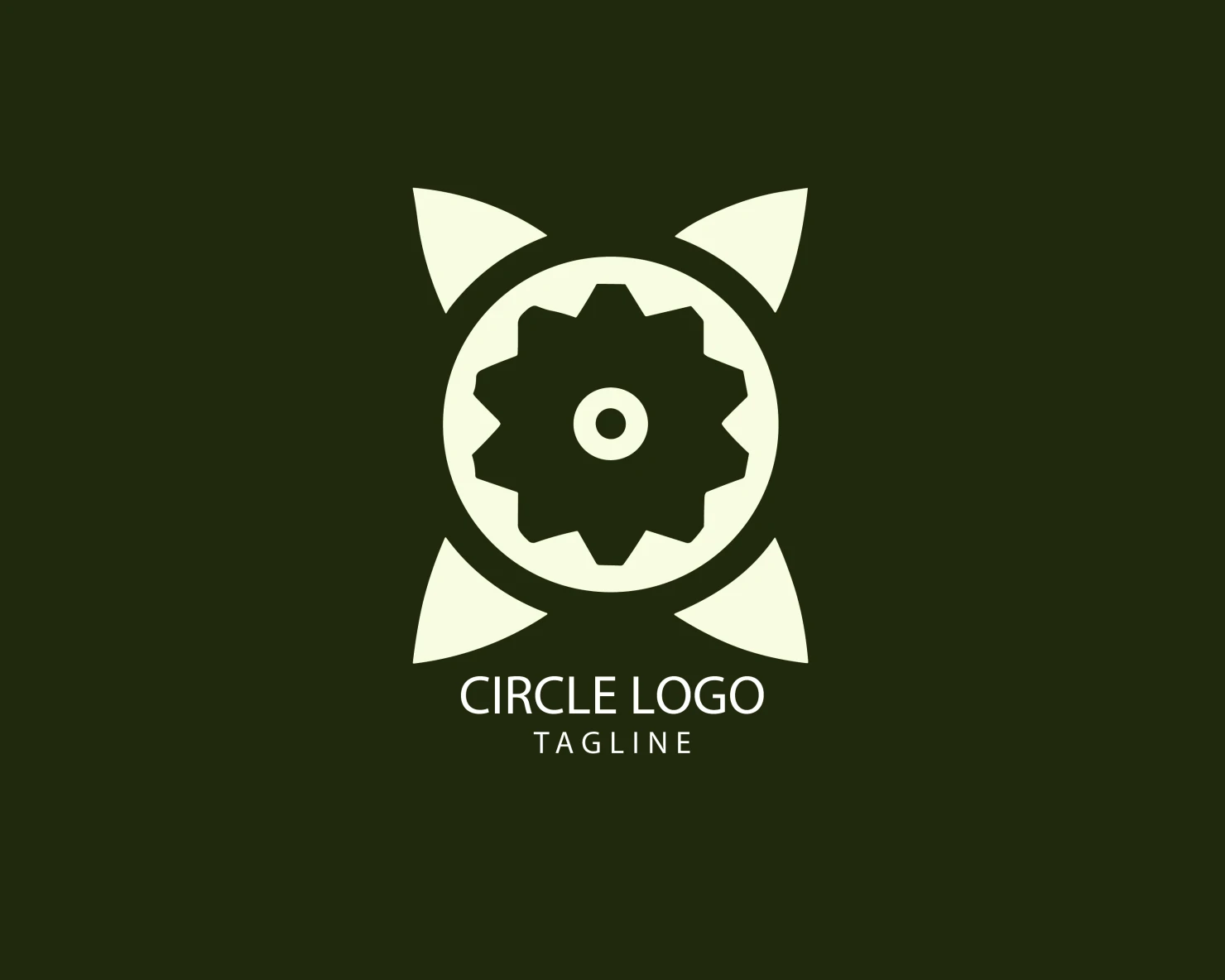 Circle customizable logo set design #38706