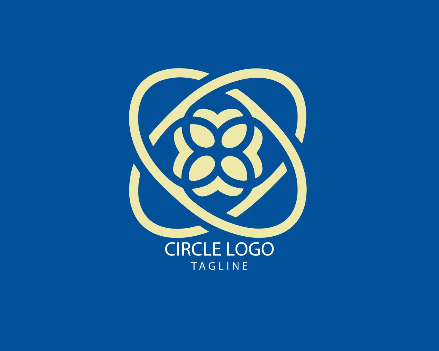 Circle customizable logo set design #38708